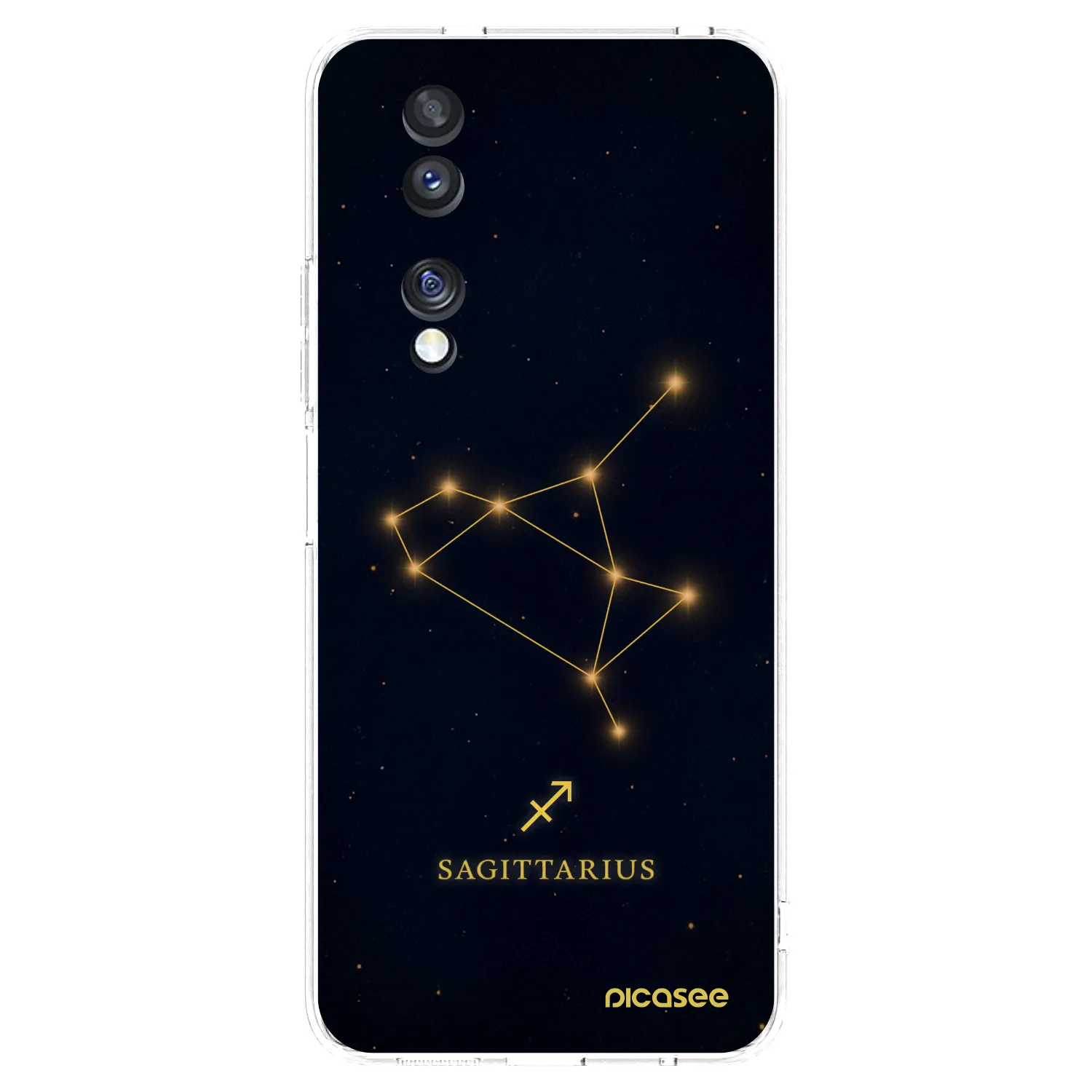 Picasee silikonový průhledný obal pro Honor 70 - SAGITTARIUS
