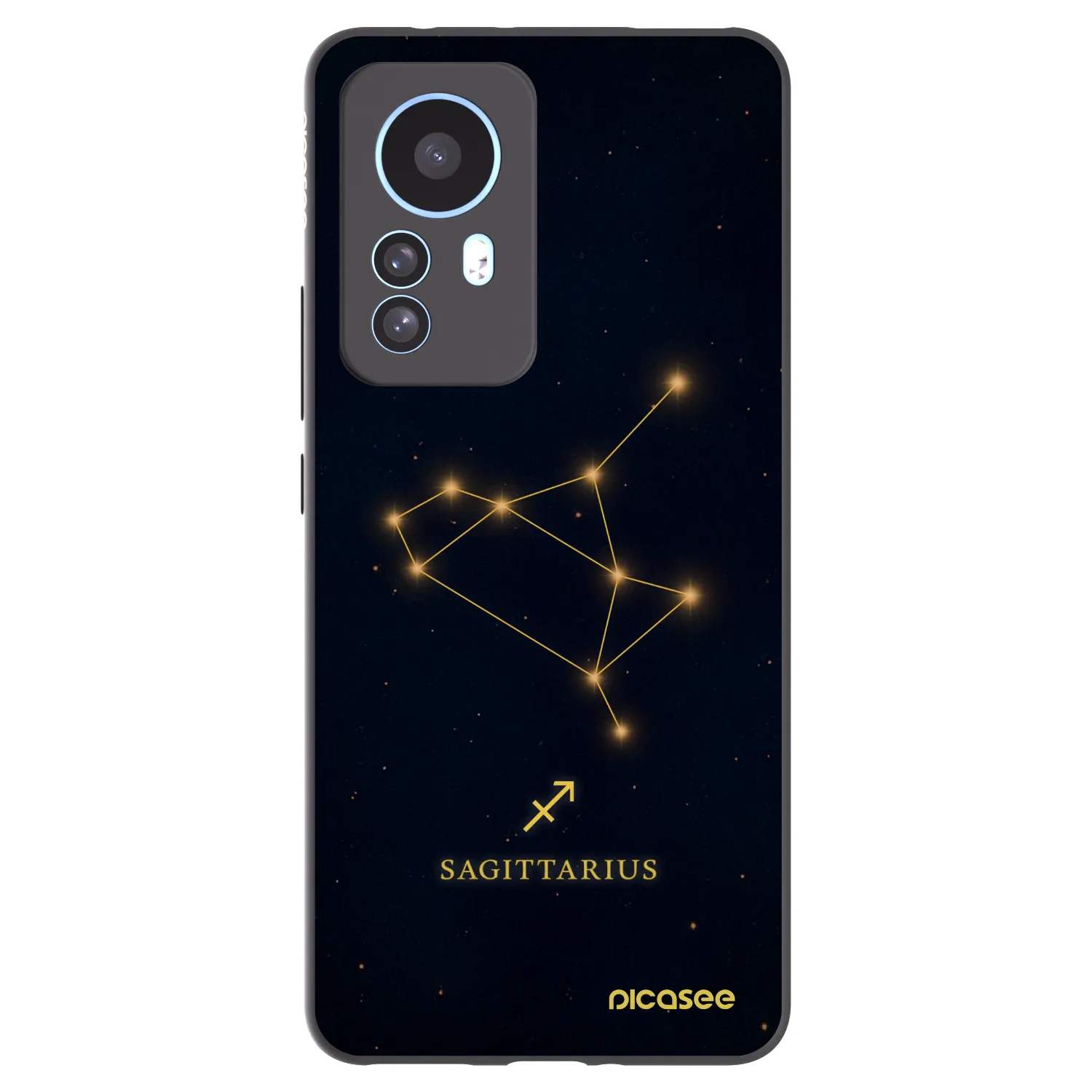 Picasee silikonový černý obal pro Xiaomi 12T - SAGITTARIUS