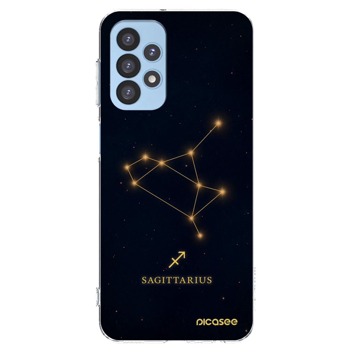 Picasee silikonový průhledný obal pro Samsung Galaxy A23 A235F 4G - SAGITTARIUS