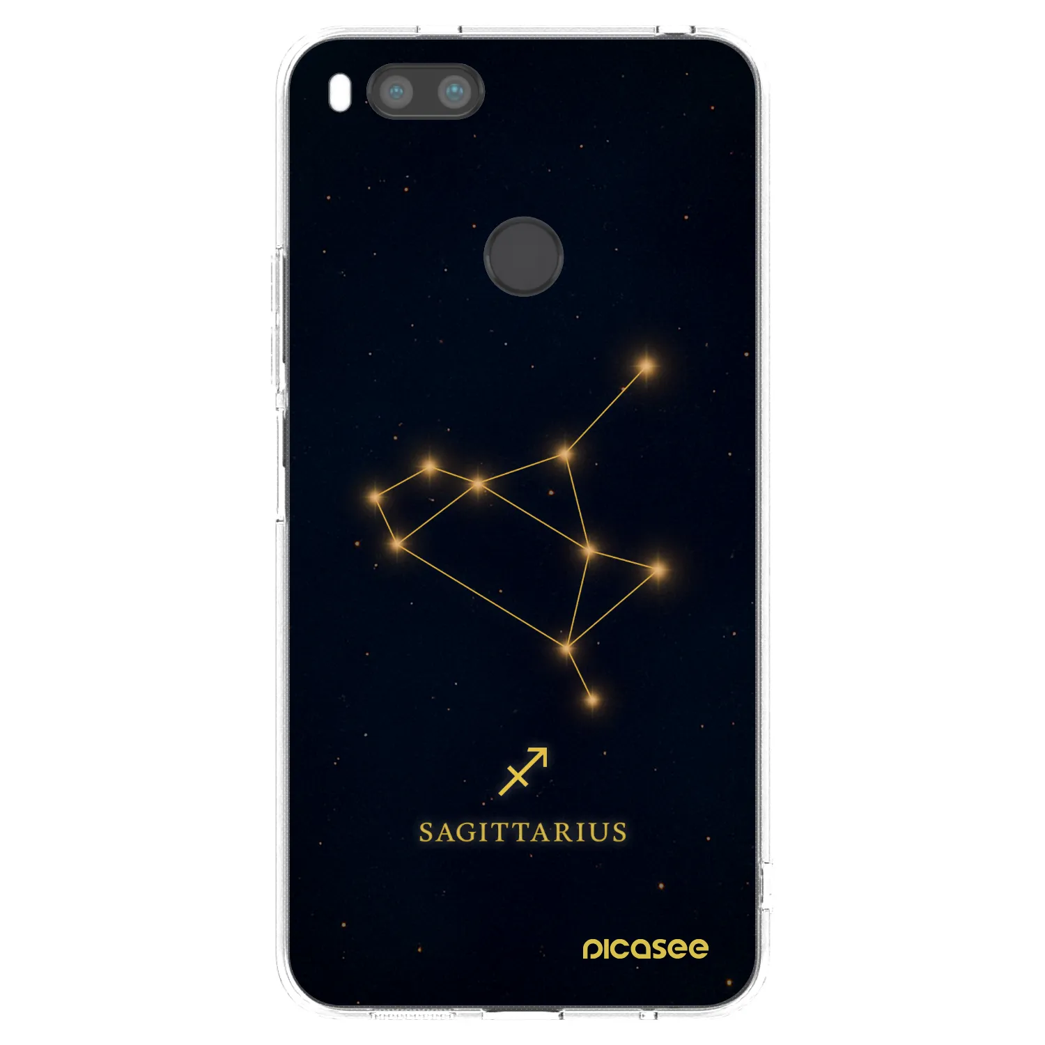 Picasee silikonový průhledný obal pro Xiaomi Redmi A1 - SAGITTARIUS