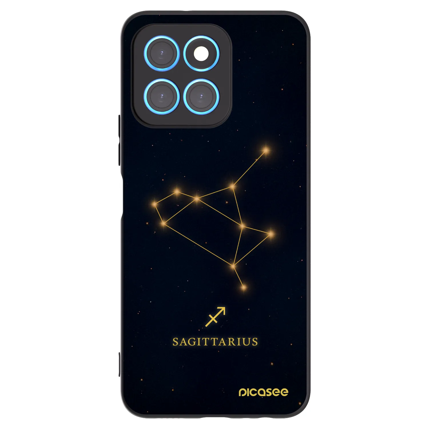 Picasee silikonový černý obal pro Honor X6 - SAGITTARIUS