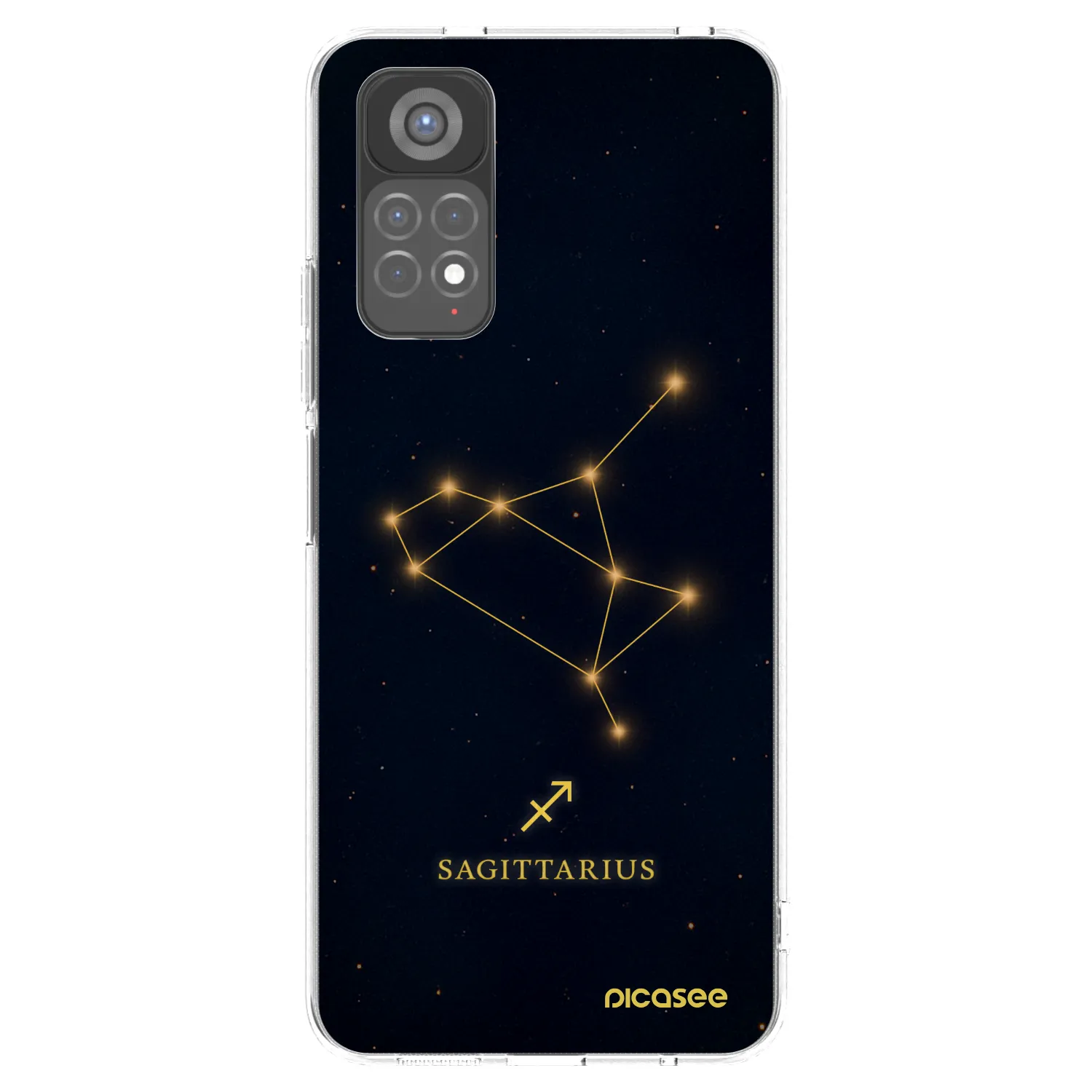 Picasee silikonový průhledný obal pro Xiaomi Redmi Note 11S 5G - SAGITTARIUS