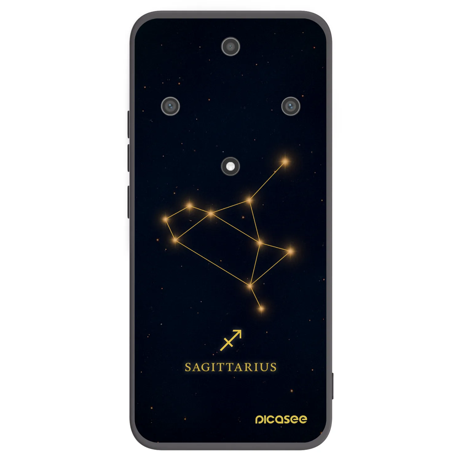 Picasee silikonový černý obal pro Honor Magic5 Lite 5G - SAGITTARIUS