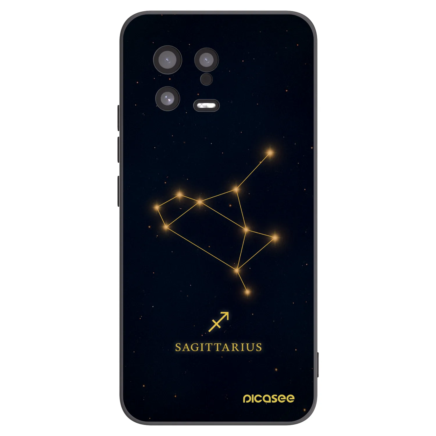 Picasee silikonový černý obal pro Xiaomi 13 - SAGITTARIUS