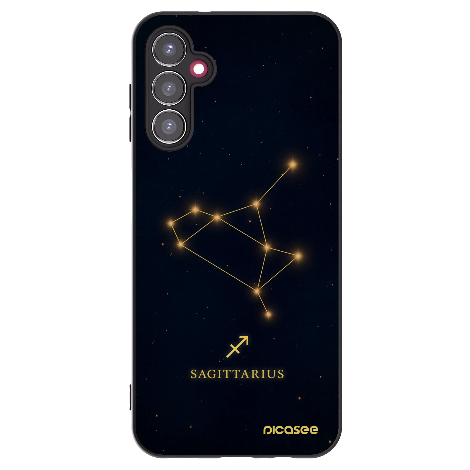 Picasee silikonový černý obal pro Samsung Galaxy A14 4G A145R - SAGITTARIUS