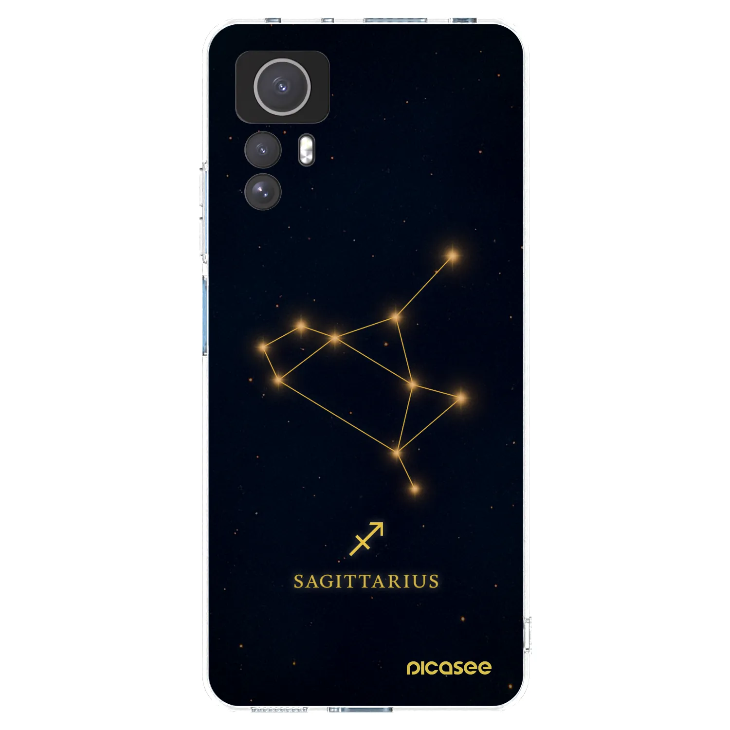 Picasee silikonový průhledný obal pro Xiaomi Redmi Note 12S - SAGITTARIUS