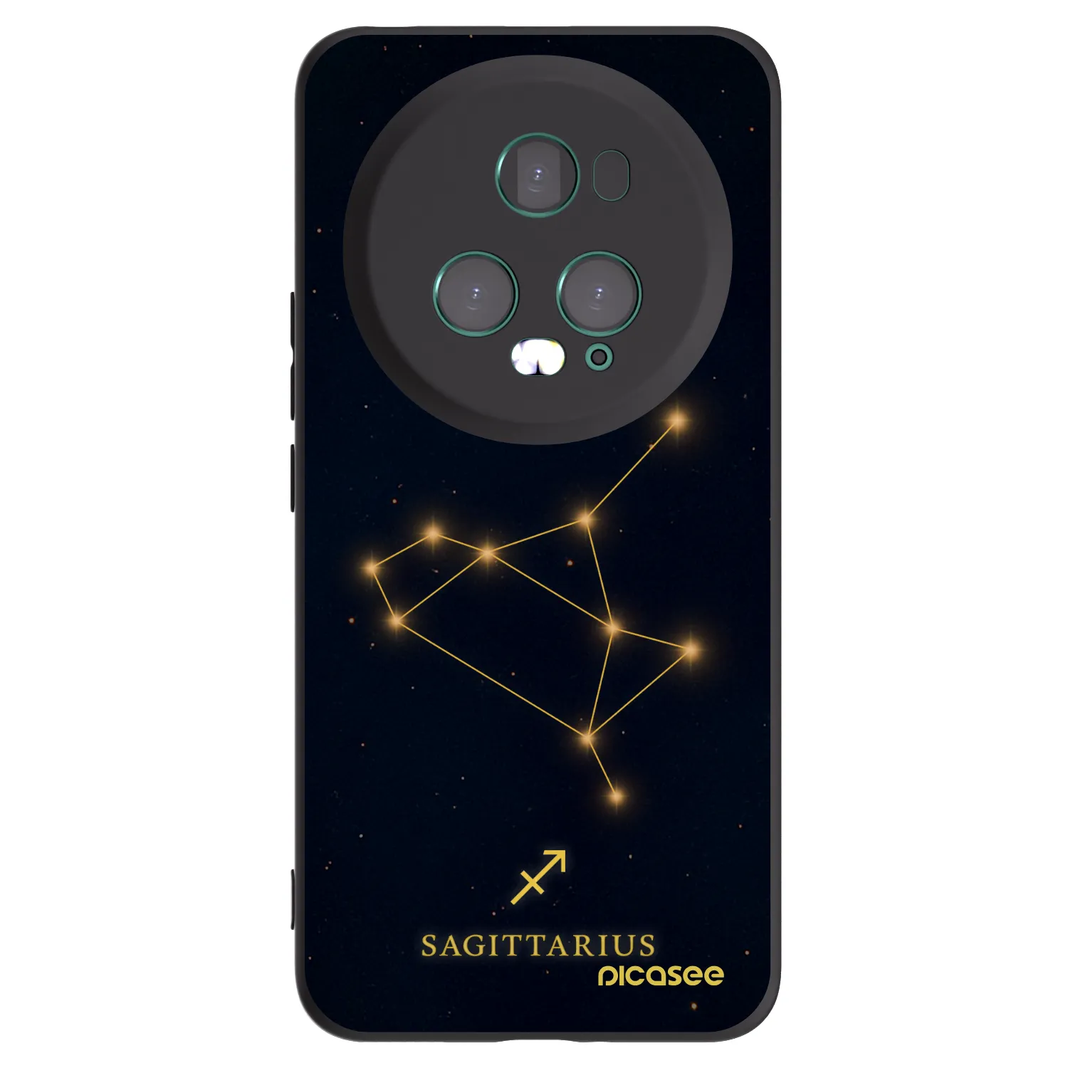 Picasee silikonový černý obal pro Honor Magic5 Pro - SAGITTARIUS