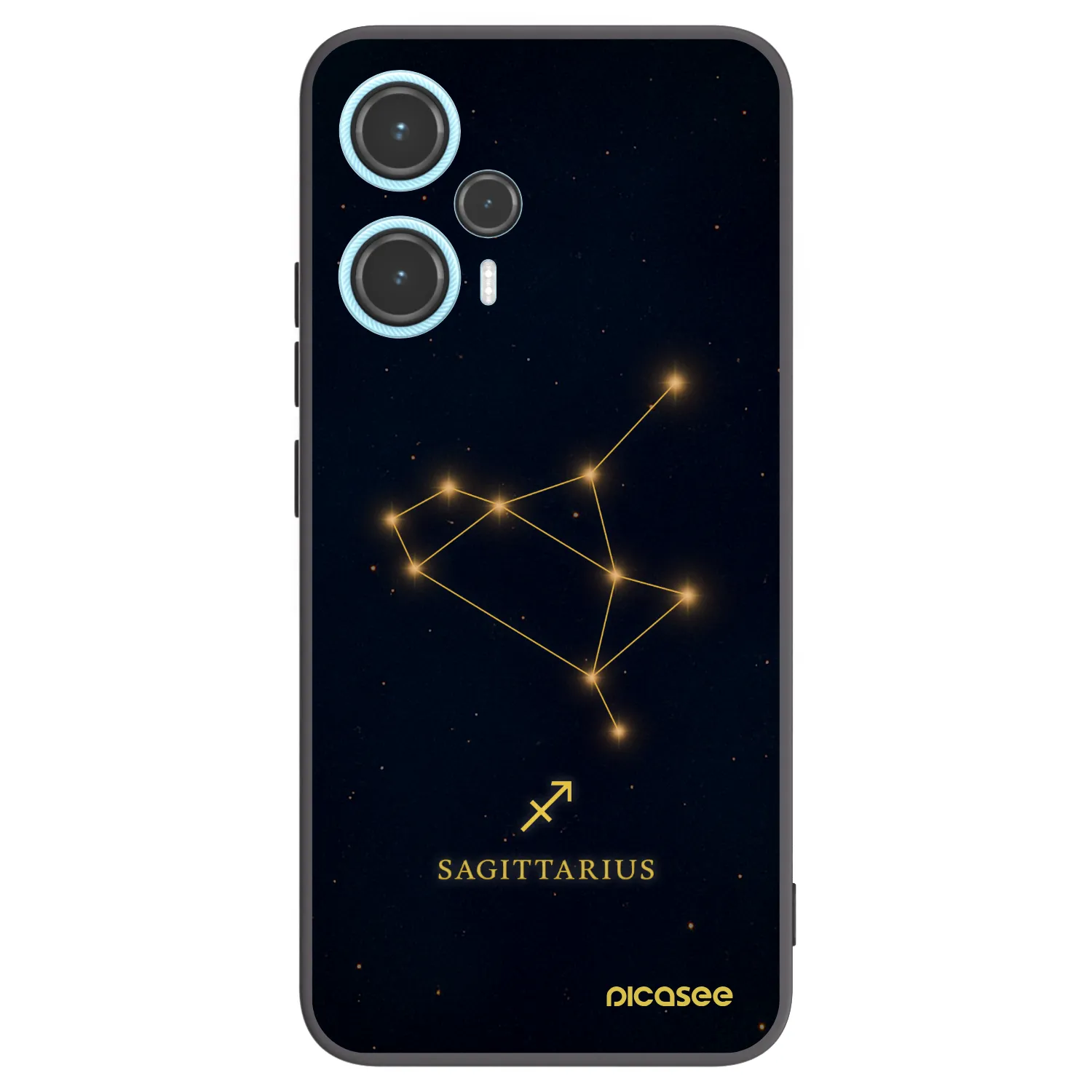 Picasee silikonový černý obal pro Xiaomi Poco F5 - SAGITTARIUS