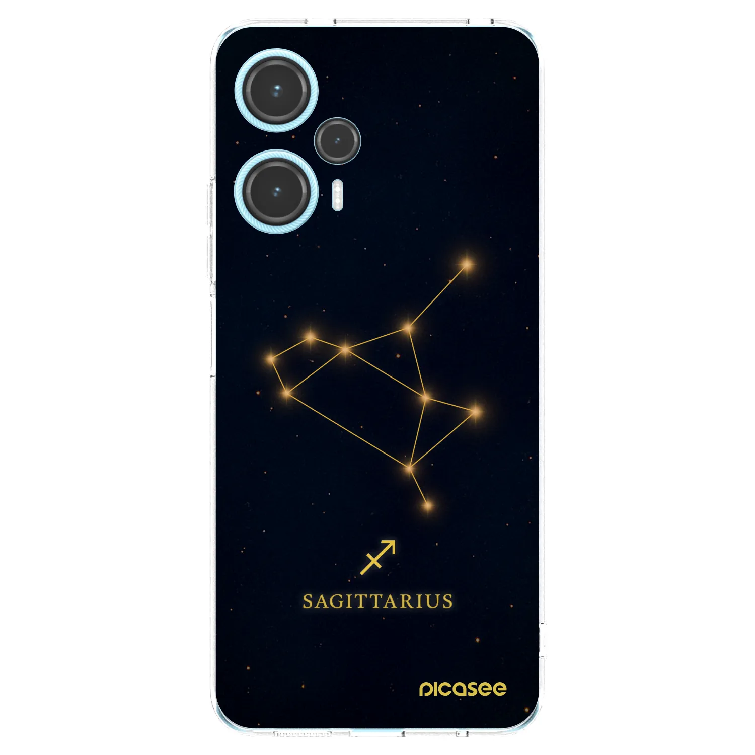 Picasee silikonový průhledný obal pro Xiaomi Poco F5 - SAGITTARIUS