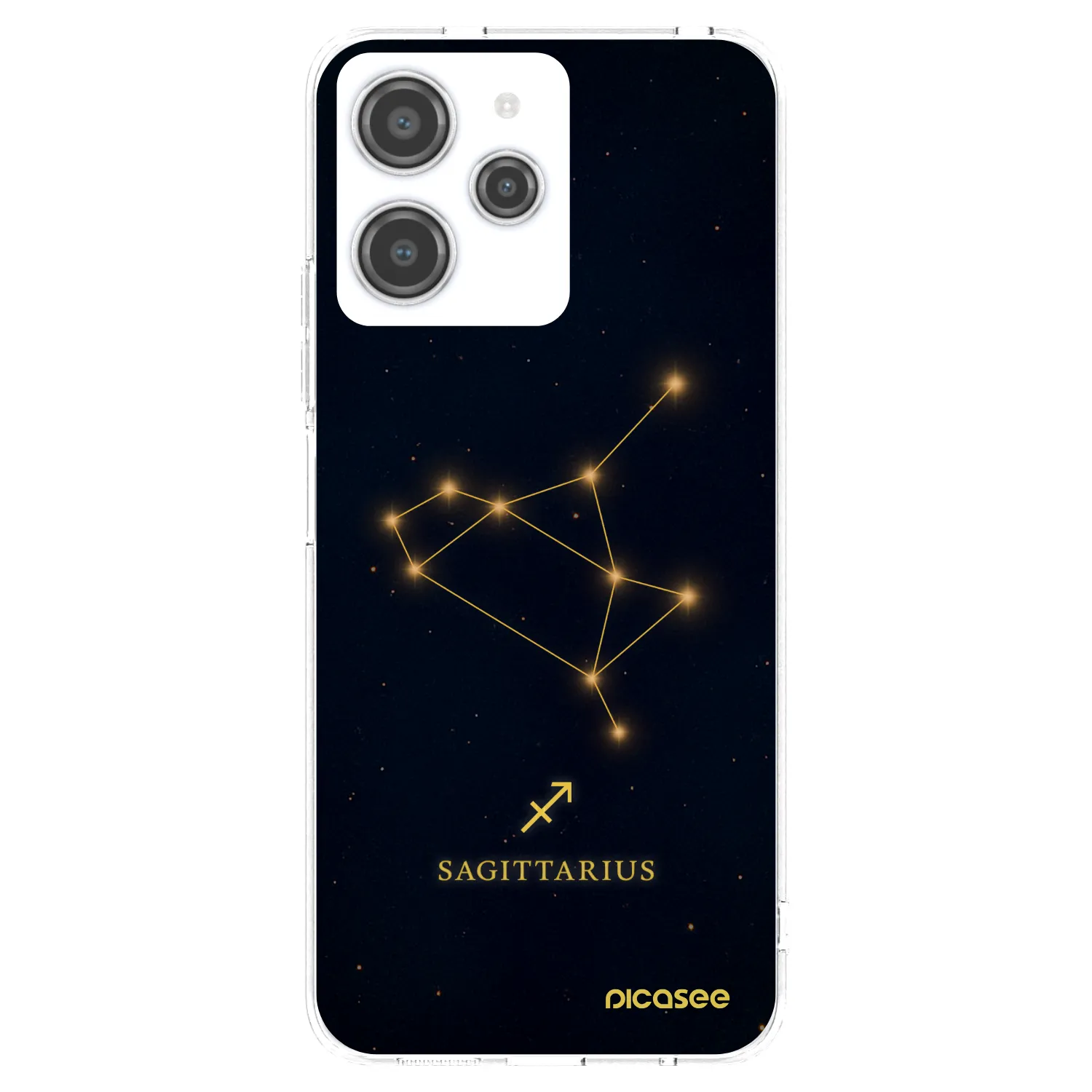 Picasee silikonový průhledný obal pro Xiaomi Redmi 12 4G - SAGITTARIUS