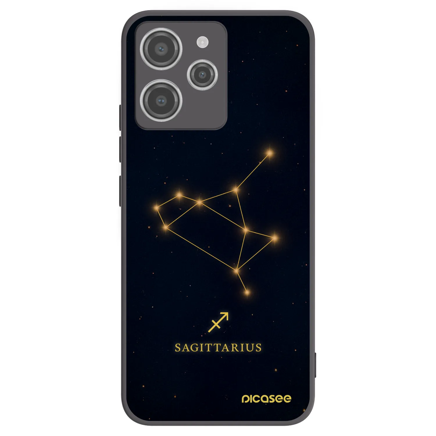 Picasee silikonový černý obal pro Xiaomi Redmi 12 4G - SAGITTARIUS