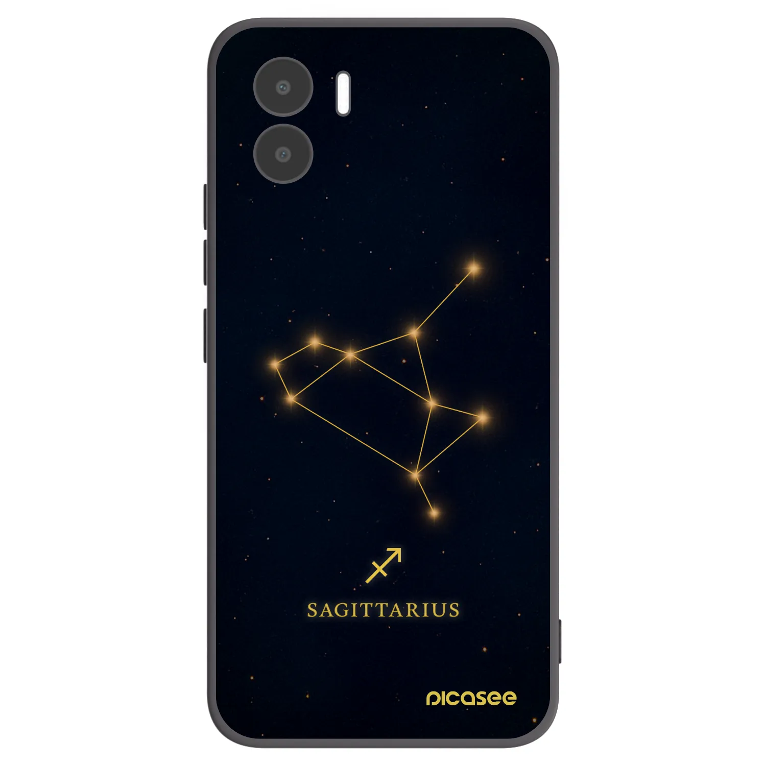 Picasee silikonový černý obal pro Xiaomi Redmi A2 - SAGITTARIUS