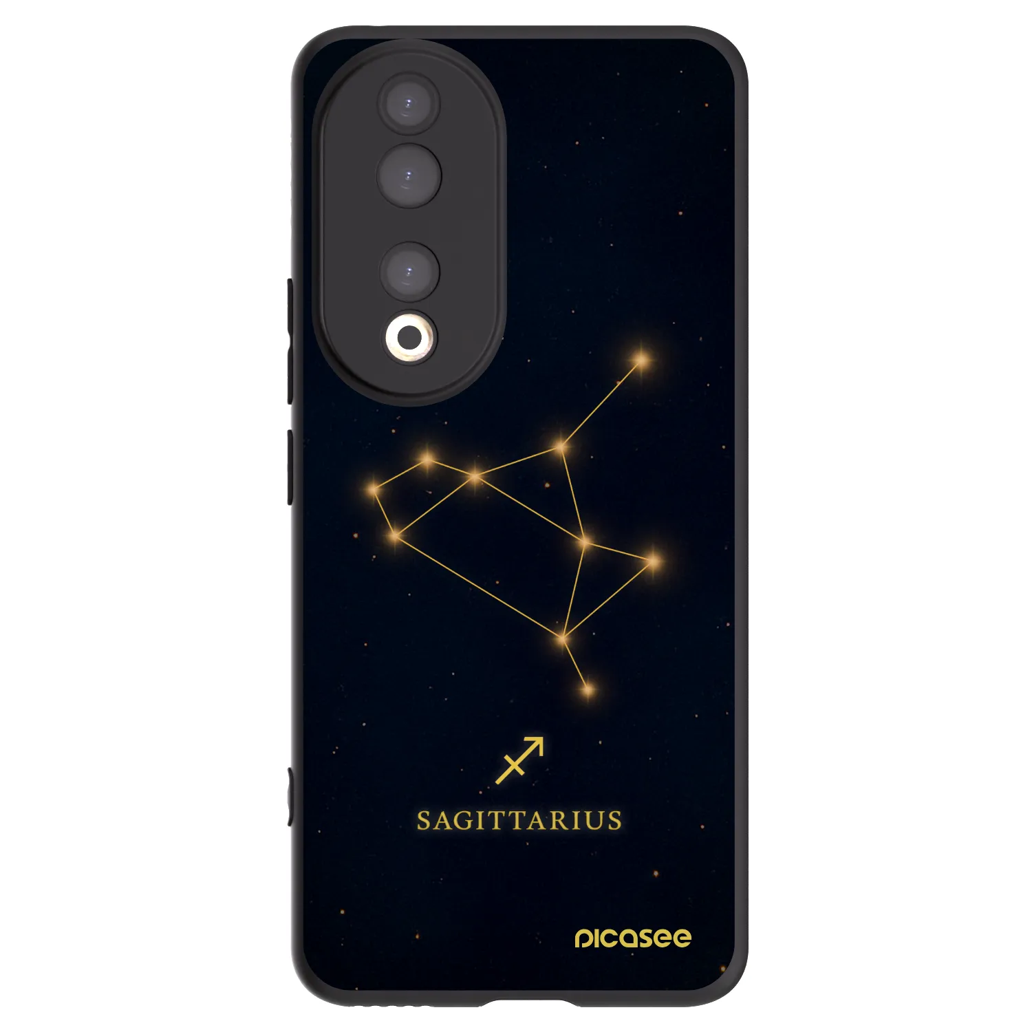 Picasee silikonový černý obal pro Honor 90 5G - SAGITTARIUS