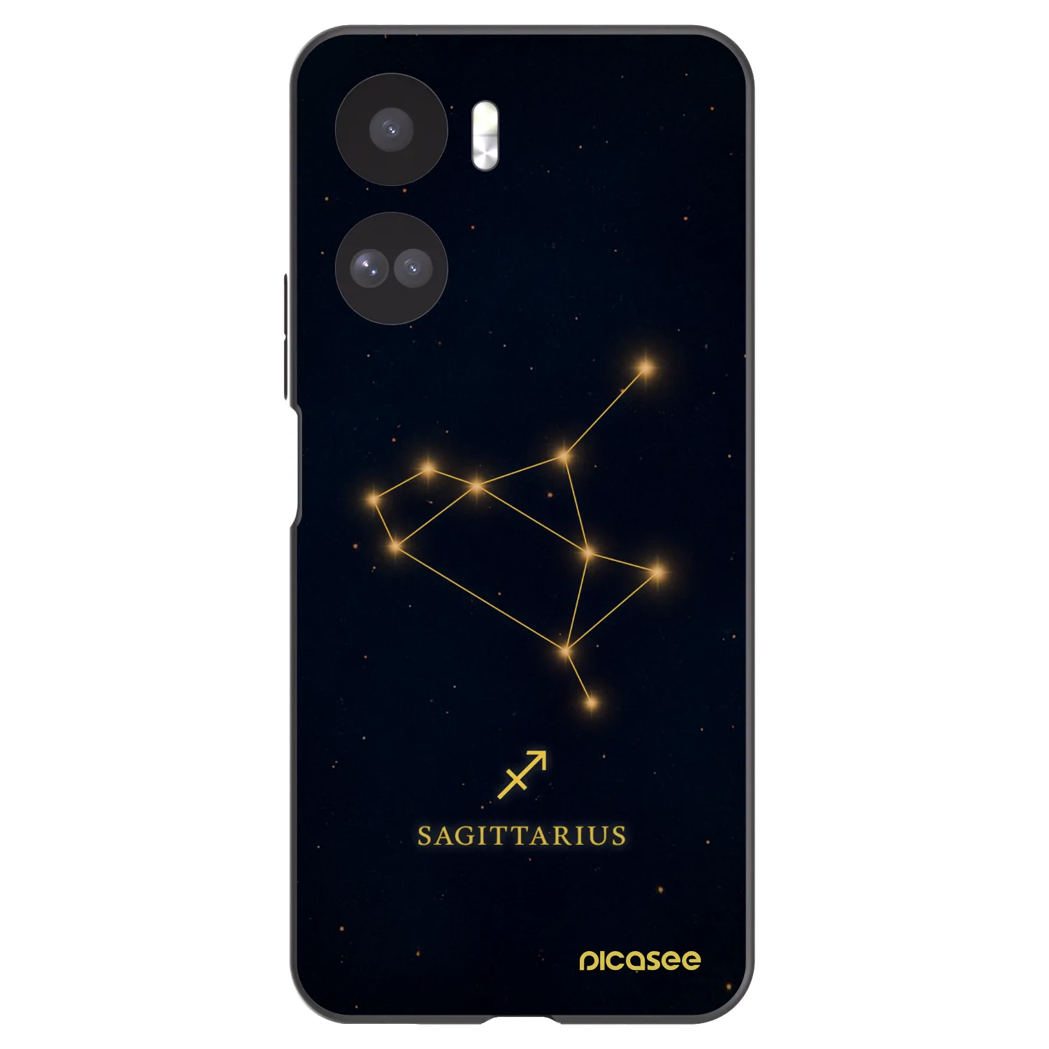 Picasee silikonový černý obal pro Honor 90 Lite 5G - SAGITTARIUS