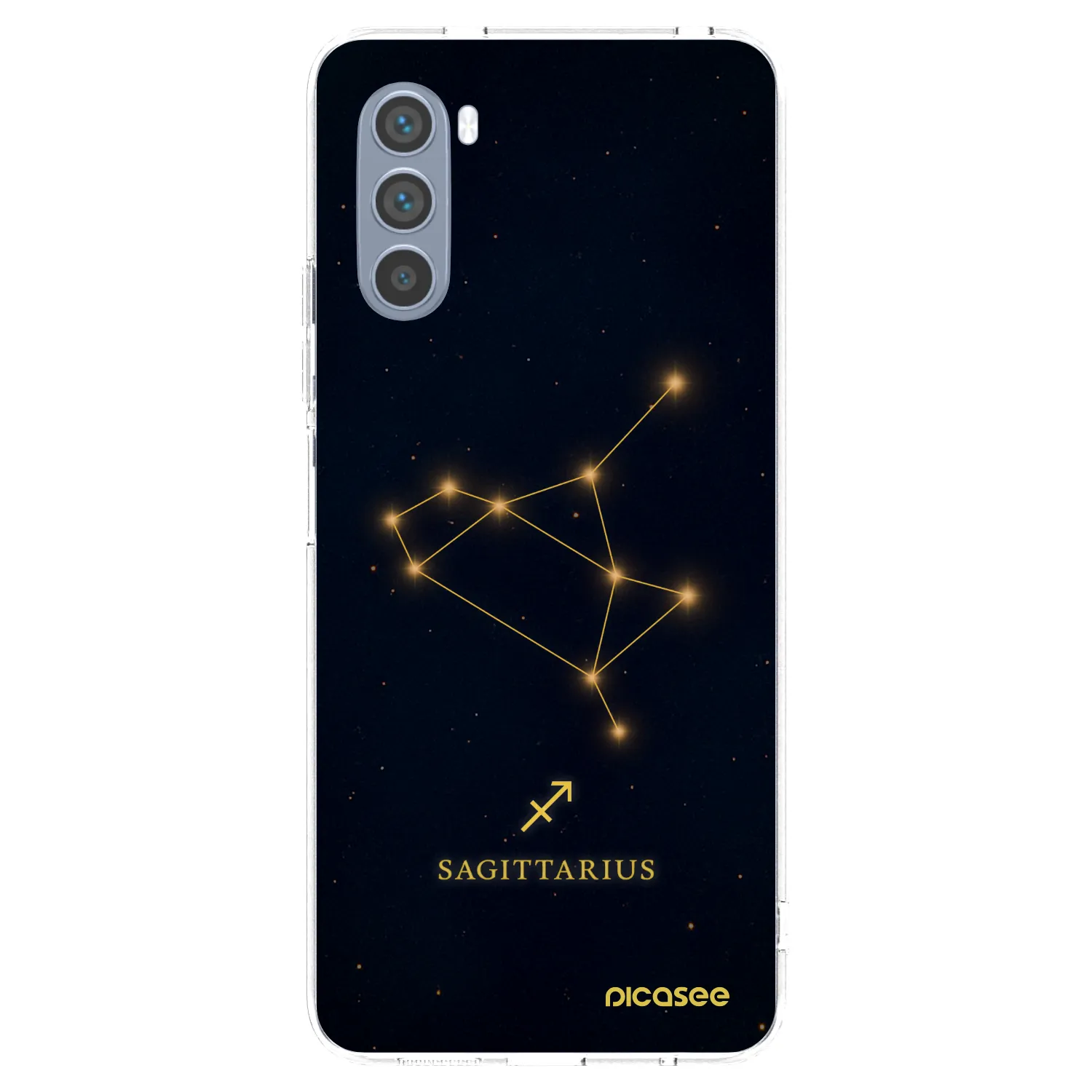 Picasee silikonový průhledný obal pro Motorola Moto G62 - SAGITTARIUS