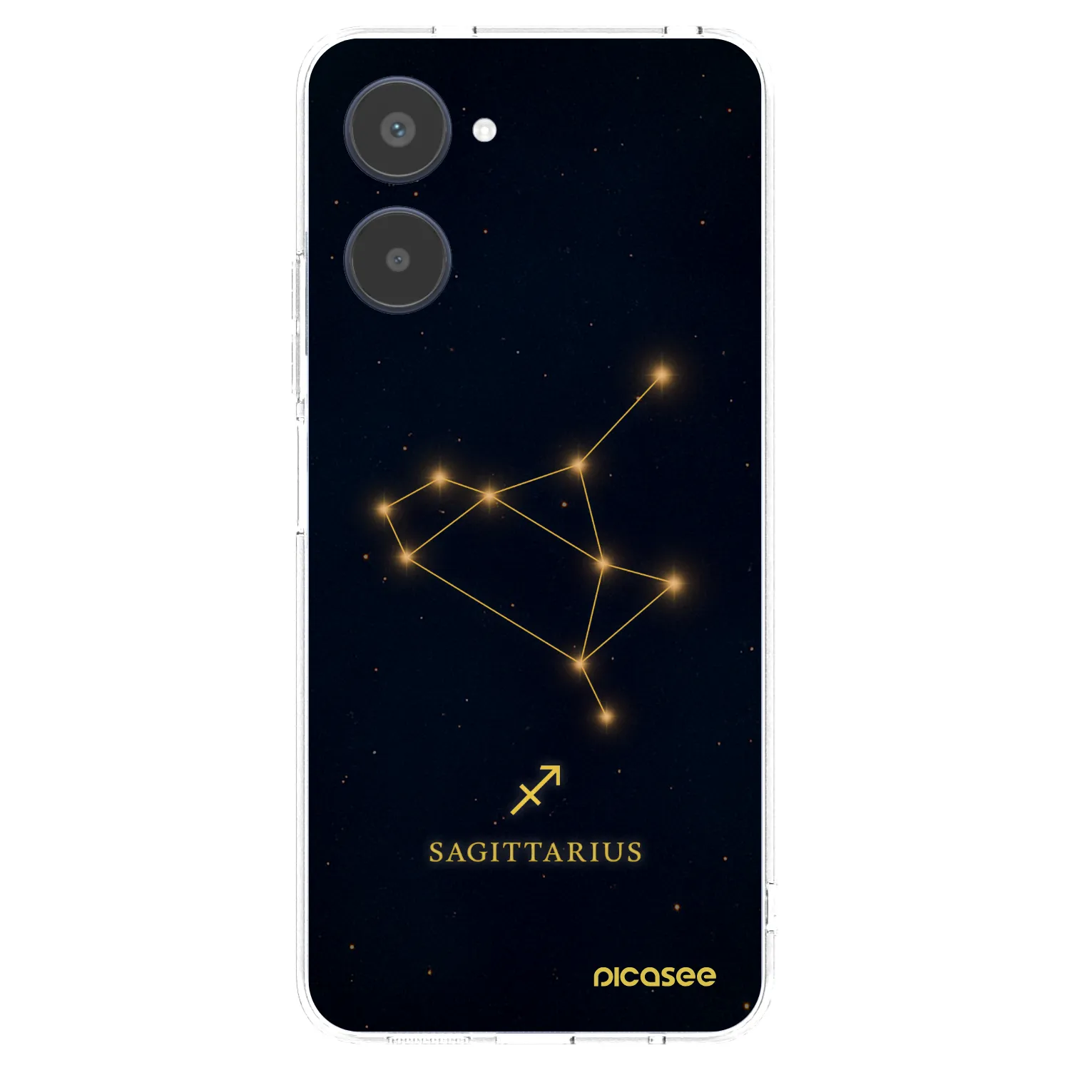 Picasee silikonový průhledný obal pro Realme 10 4G - SAGITTARIUS