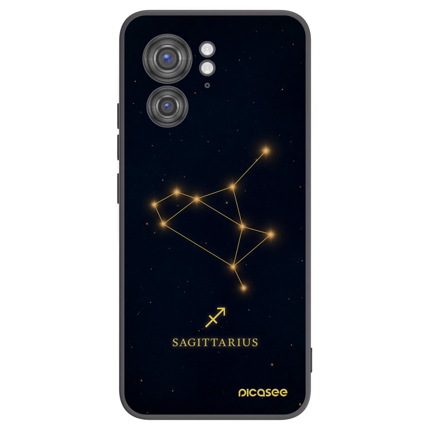 Picasee silikonový černý obal pro Motorola Edge 40 - SAGITTARIUS