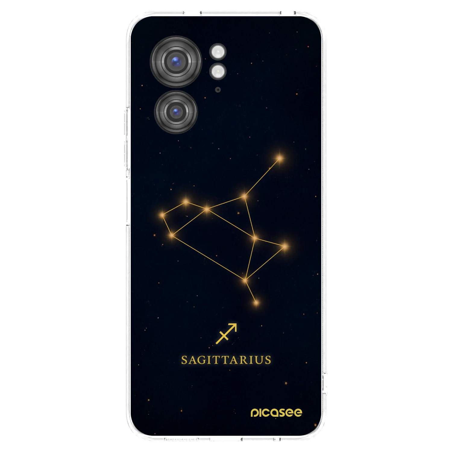 Picasee silikonový průhledný obal pro Motorola Edge 40 - SAGITTARIUS