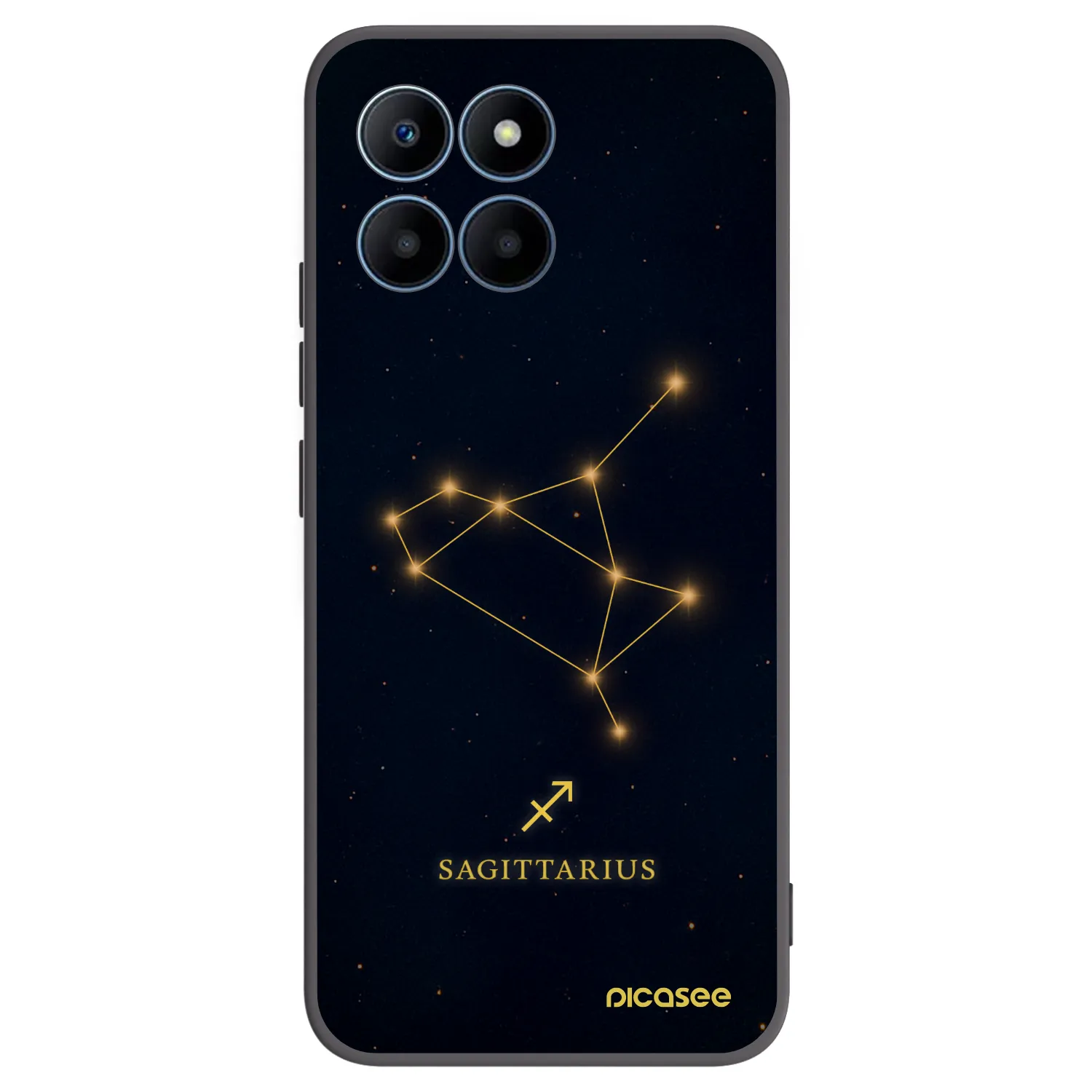 Picasee silikonový černý obal pro Honor 70 Lite - SAGITTARIUS