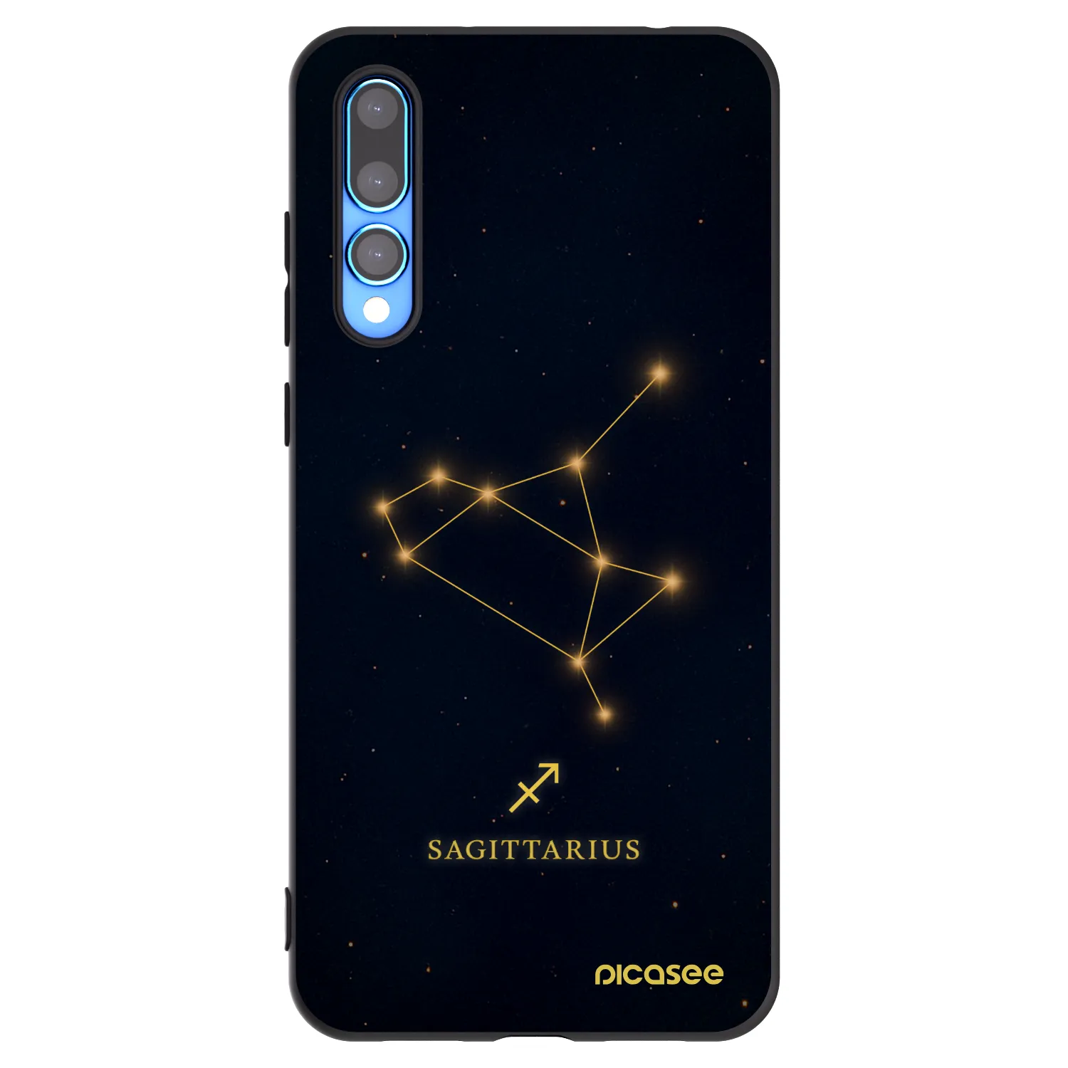 Picasee silikonový černý obal pro Huawei P20 Pro - SAGITTARIUS