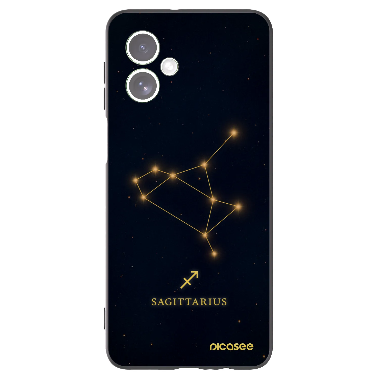 Picasee silikonový černý obal pro Motorola Moto G54 5G - SAGITTARIUS