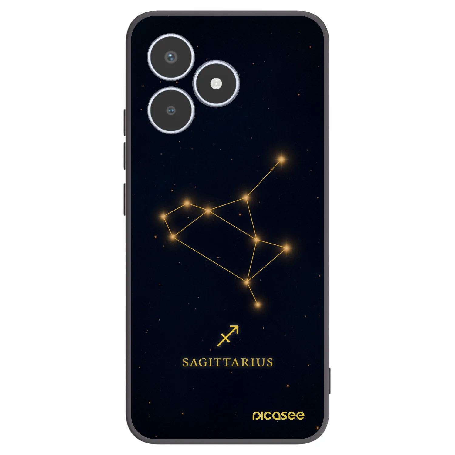 Picasee silikonový černý obal pro Realme C53 - SAGITTARIUS