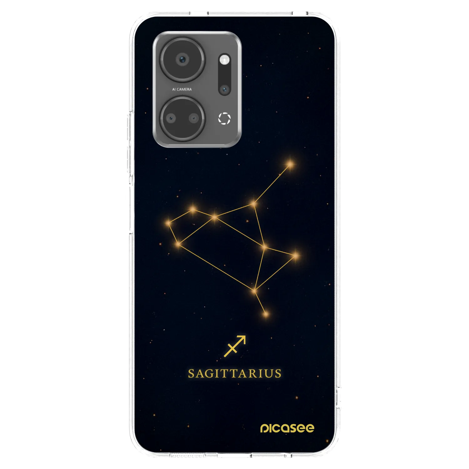 Picasee silikonový průhledný obal pro Honor X7a - SAGITTARIUS