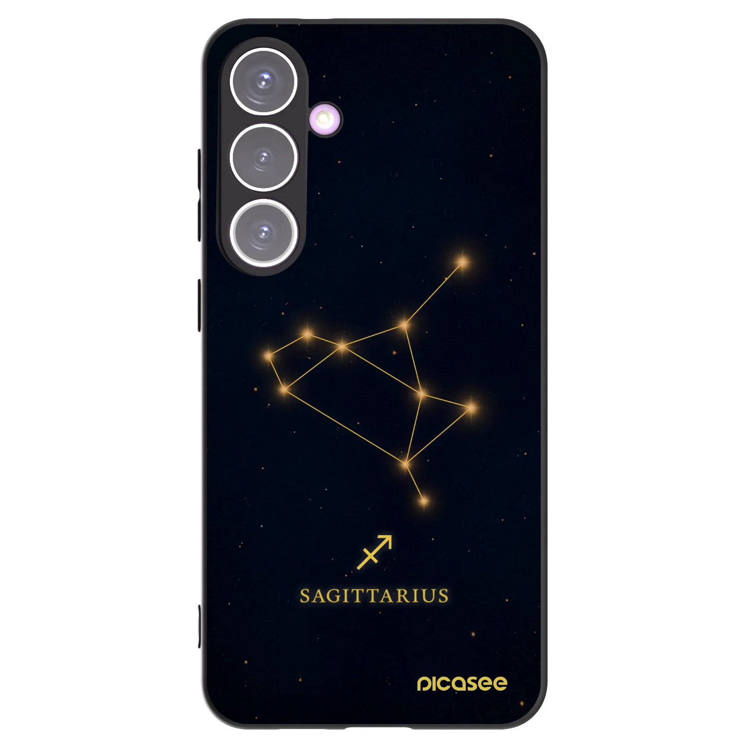 Picasee silikonový černý obal pro Samsung Galaxy S24+ S926B 5G - SAGITTARIUS