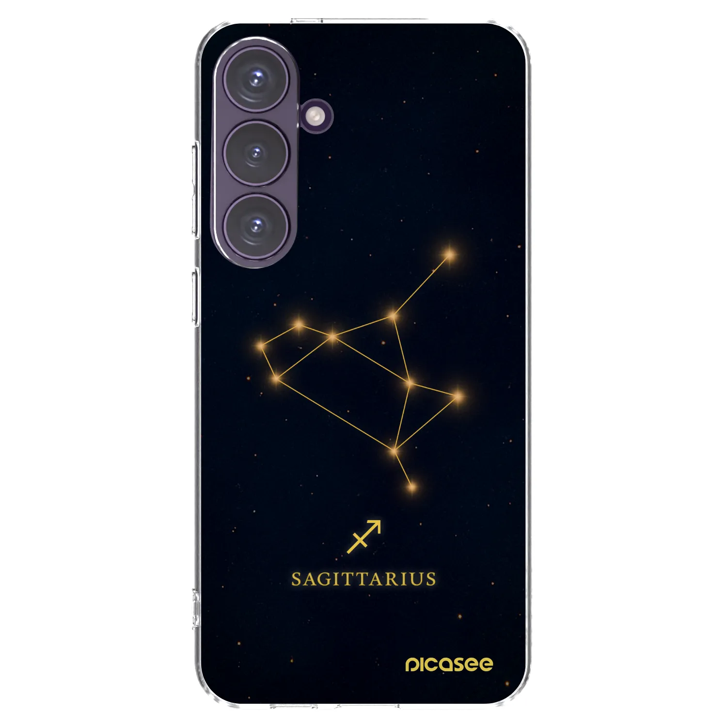 Picasee silikonový průhledný obal pro Samsung Galaxy S24+ S926B 5G - SAGITTARIUS