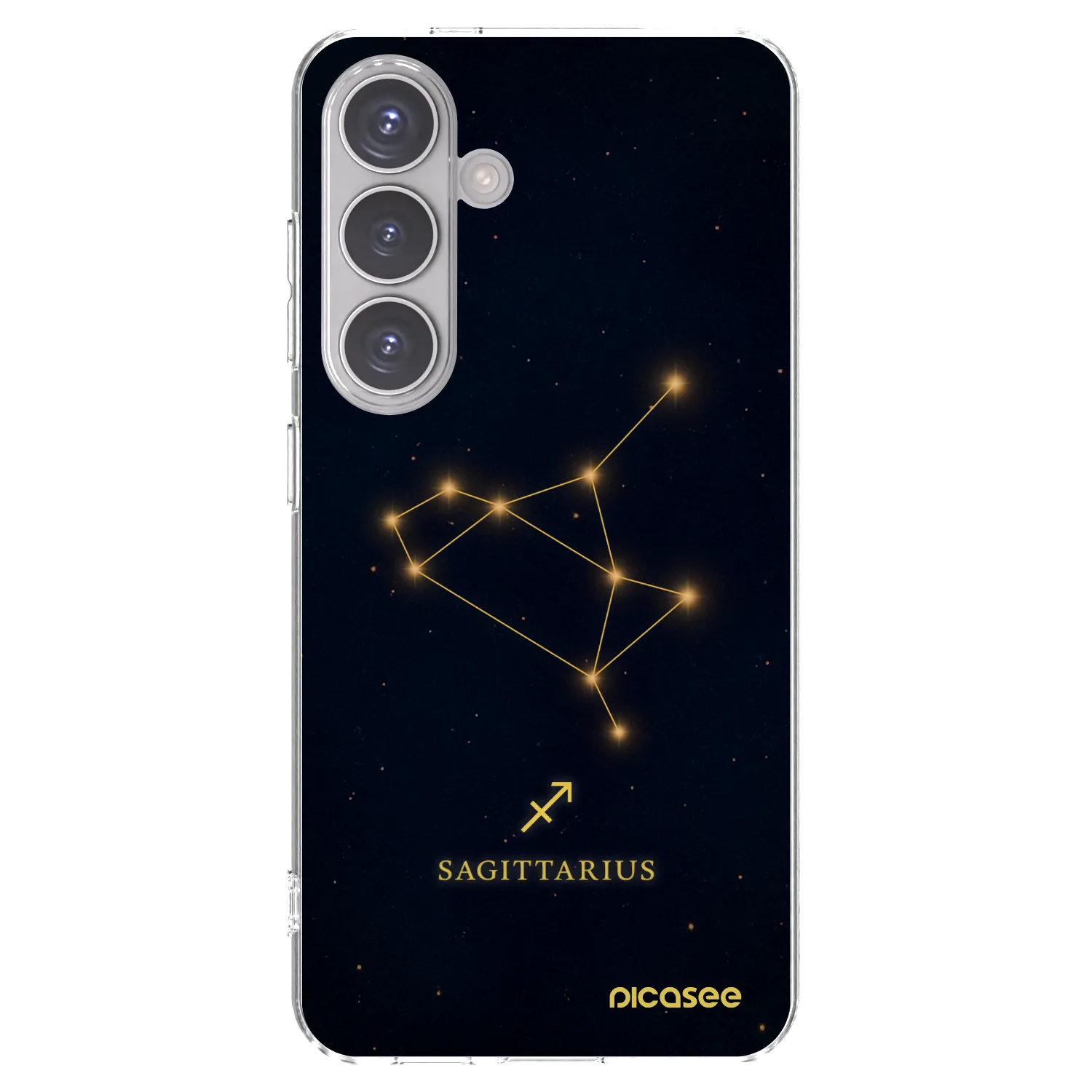 Picasee silikonový průhledný obal pro Samsung Galaxy S24 S921B 5G - SAGITTARIUS