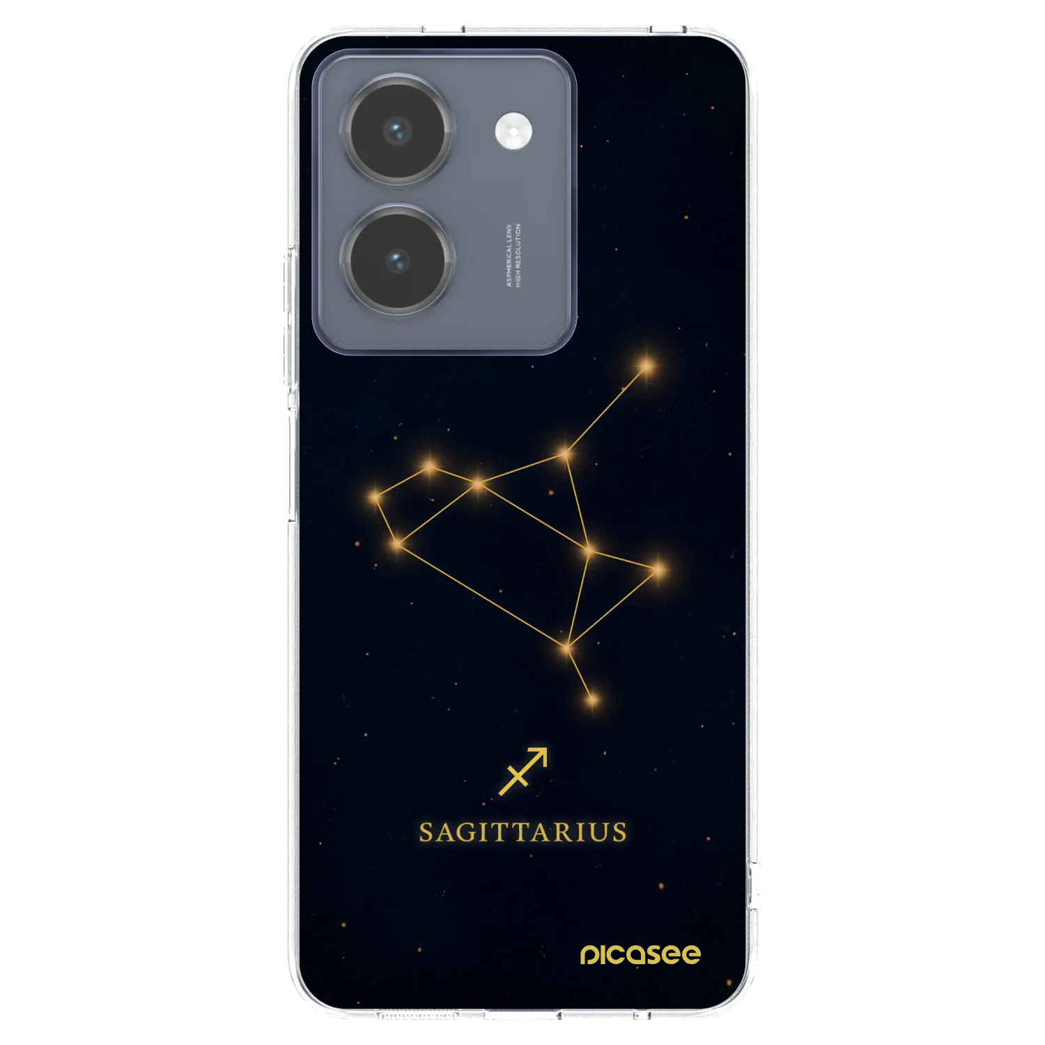 Picasee silikonový průhledný obal pro Vivo Y36 4G - SAGITTARIUS