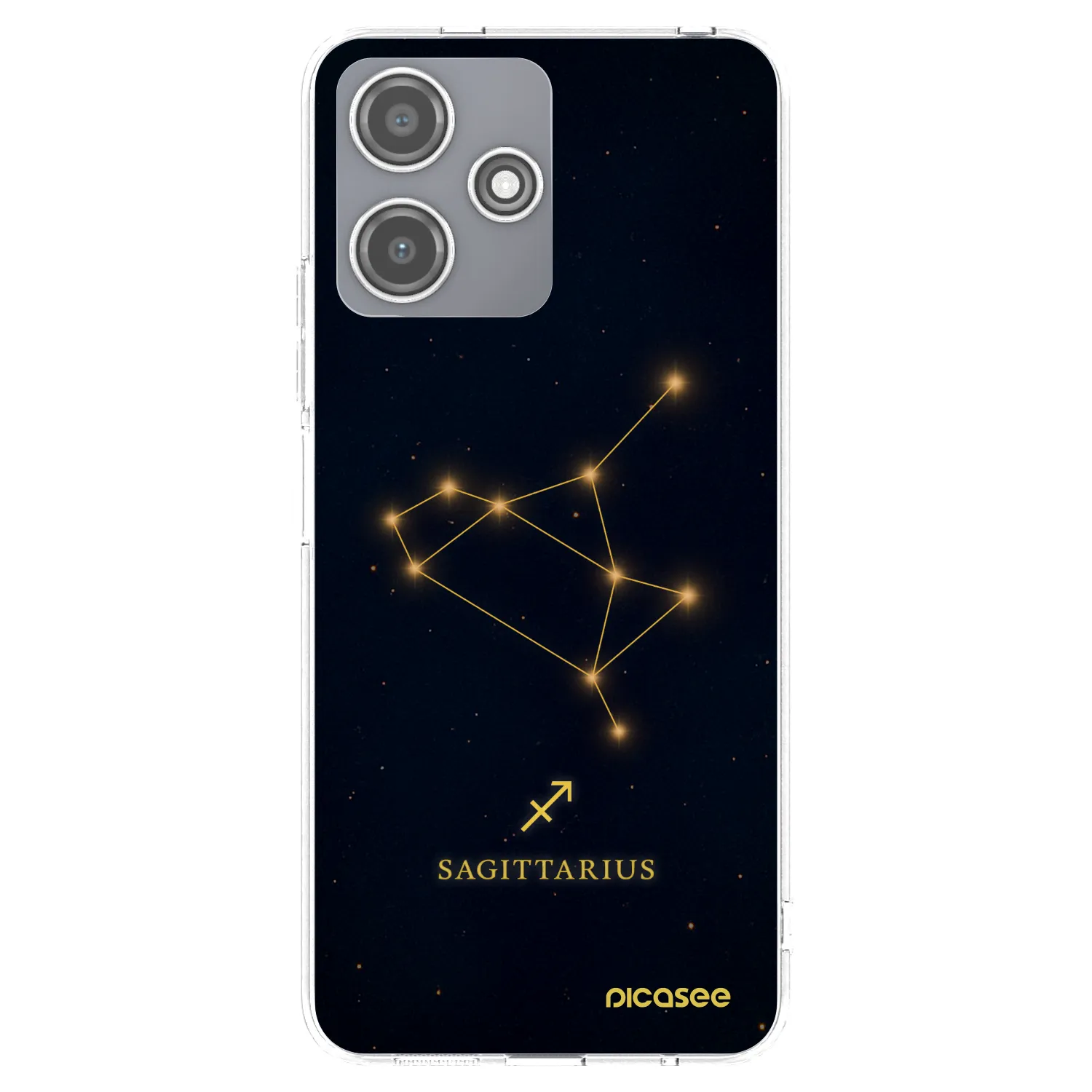 Picasee silikonový průhledný obal pro Xiaomi Redmi 12 5G - SAGITTARIUS