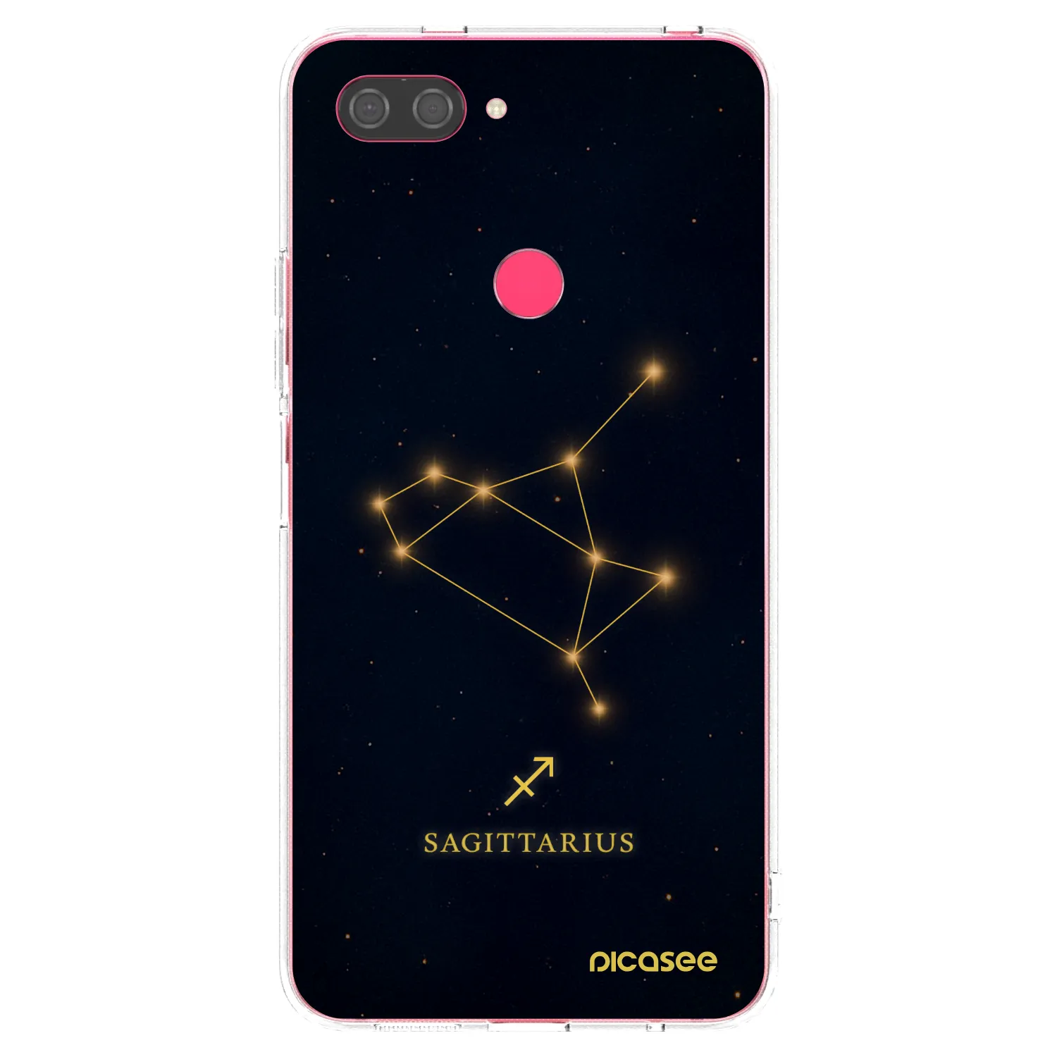 Picasee silikonový průhledný obal pro Xiaomi Mi 8 Lite - SAGITTARIUS