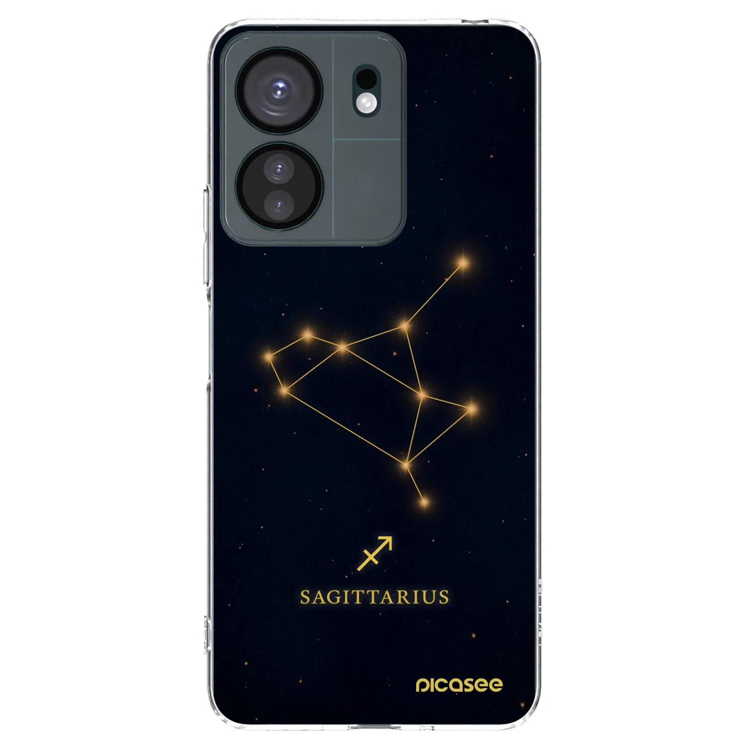 Picasee silikonový průhledný obal pro Xiaomi Redmi 13C 4G - SAGITTARIUS