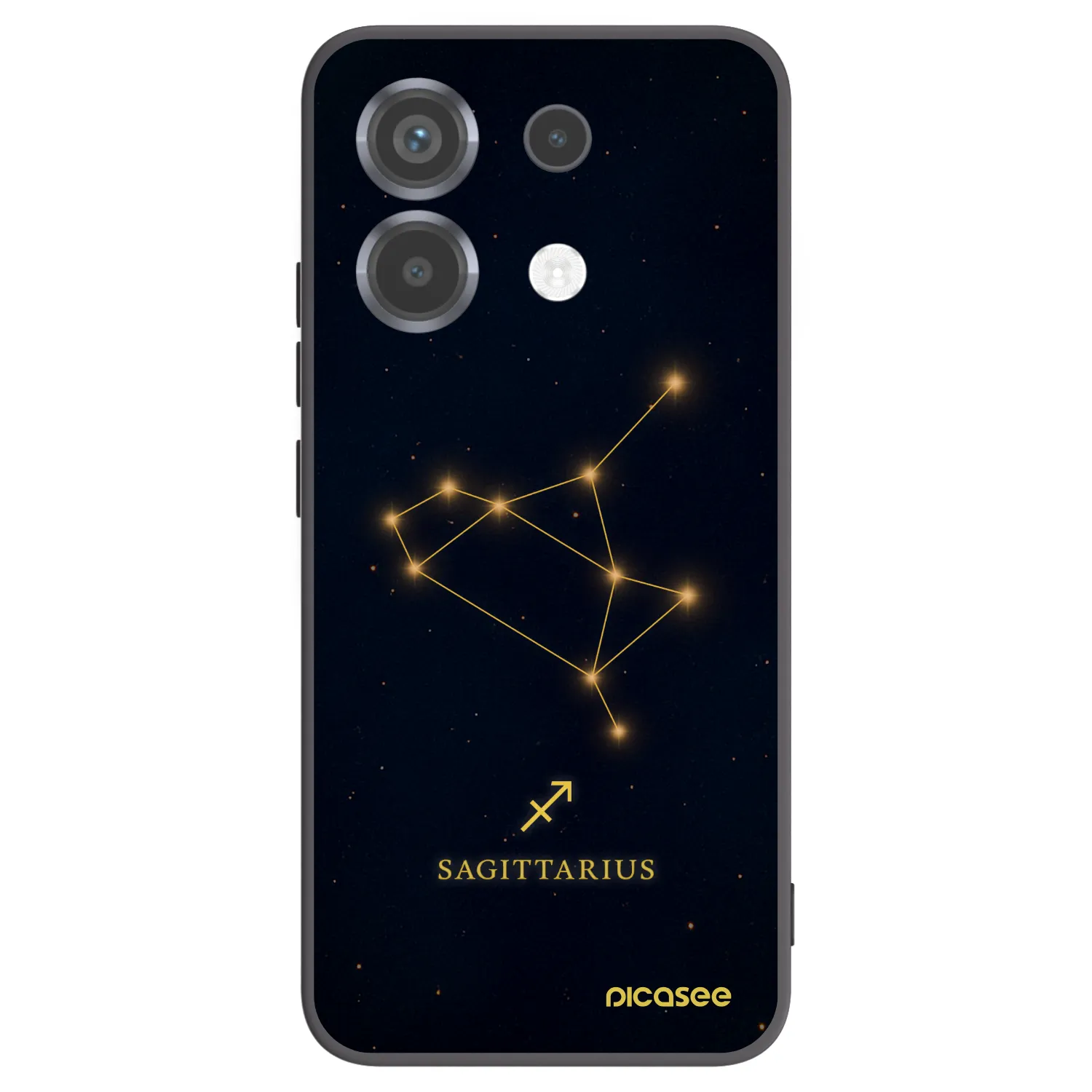 Picasee silikonový černý obal pro Xiaomi Poco X6 - SAGITTARIUS