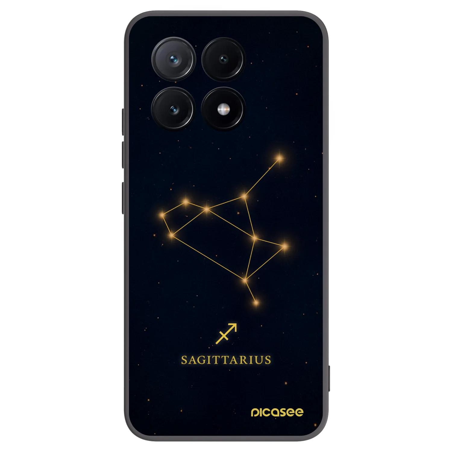 Picasee silikonový černý obal pro Xiaomi Poco X6 Pro - SAGITTARIUS