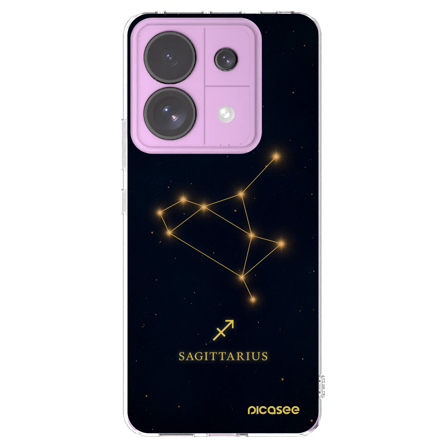 Picasee silikonový průhledný obal pro Xiaomi Redmi Note 13 Pro 5G - SAGITTARIUS
