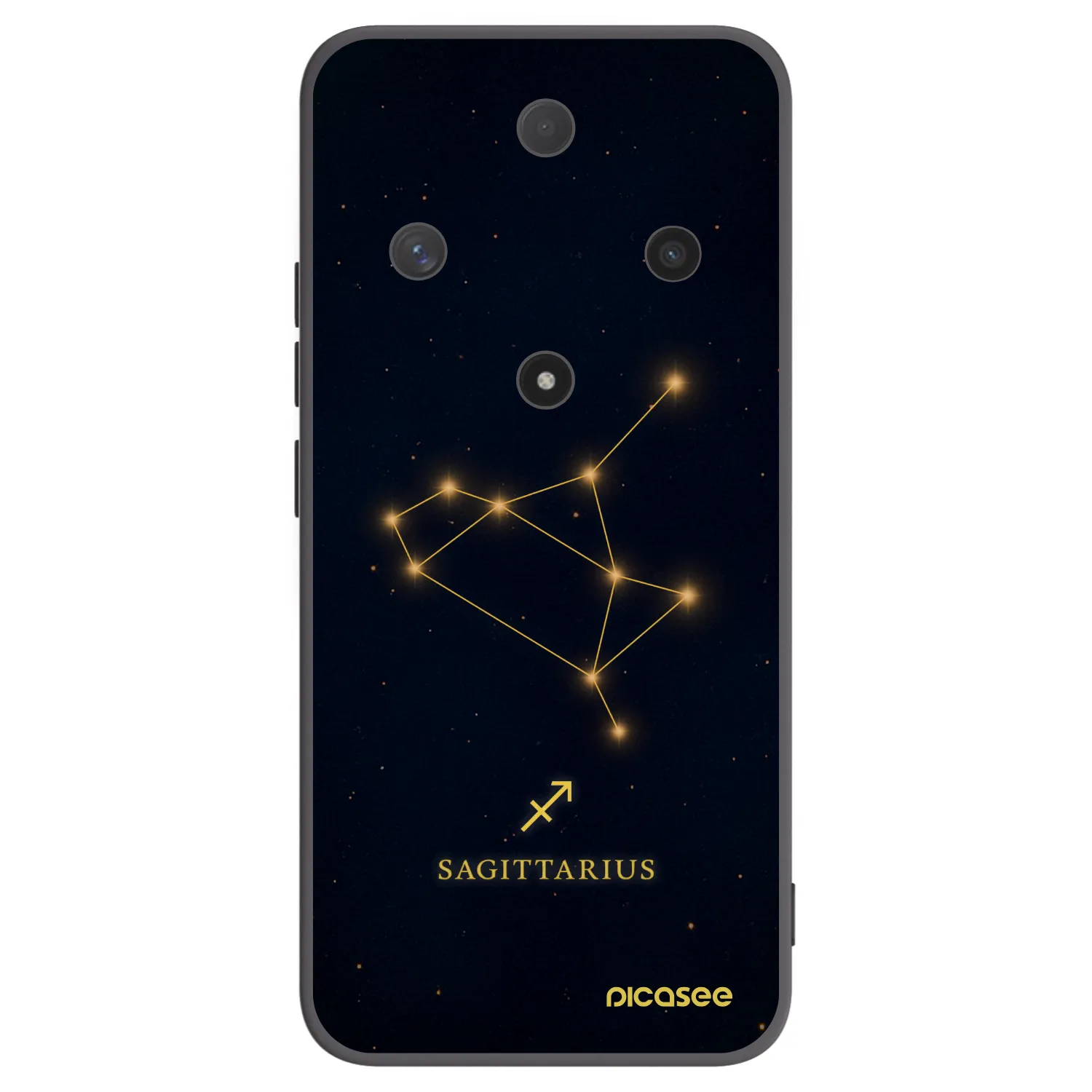 Picasee silikonový černý obal pro Honor Magic6 Lite 5G - SAGITTARIUS