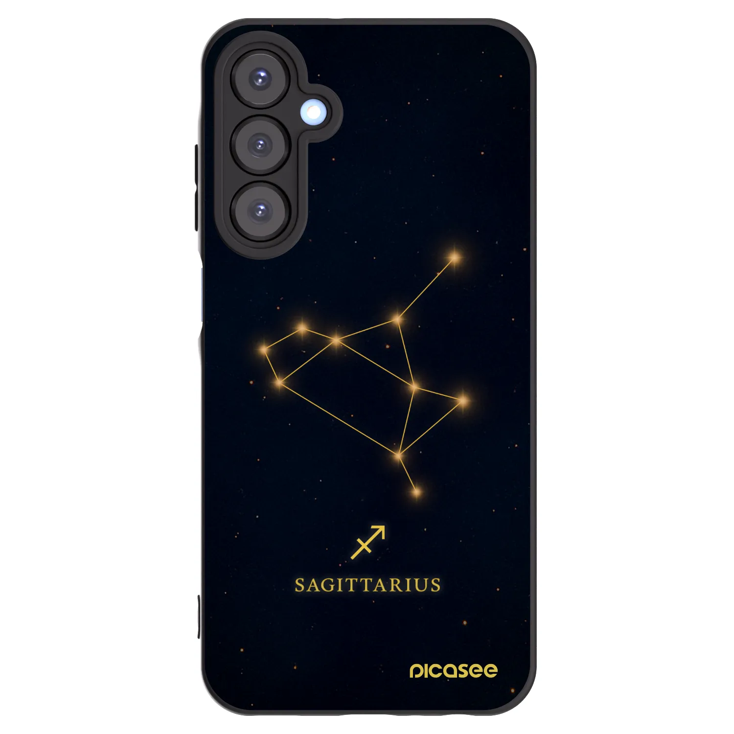 Picasee silikonový černý obal pro Samsung Galaxy A25 A256B 5G - SAGITTARIUS