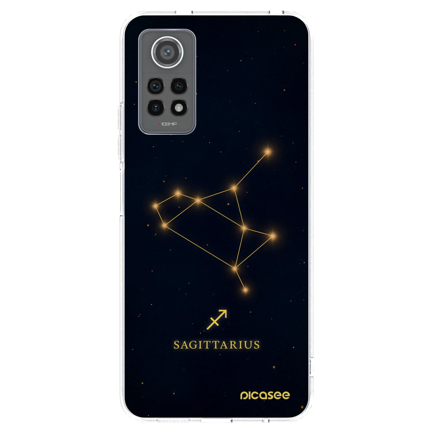 Picasee silikonový průhledný obal pro Xiaomi Redmi Note 12 Pro 4G - SAGITTARIUS
