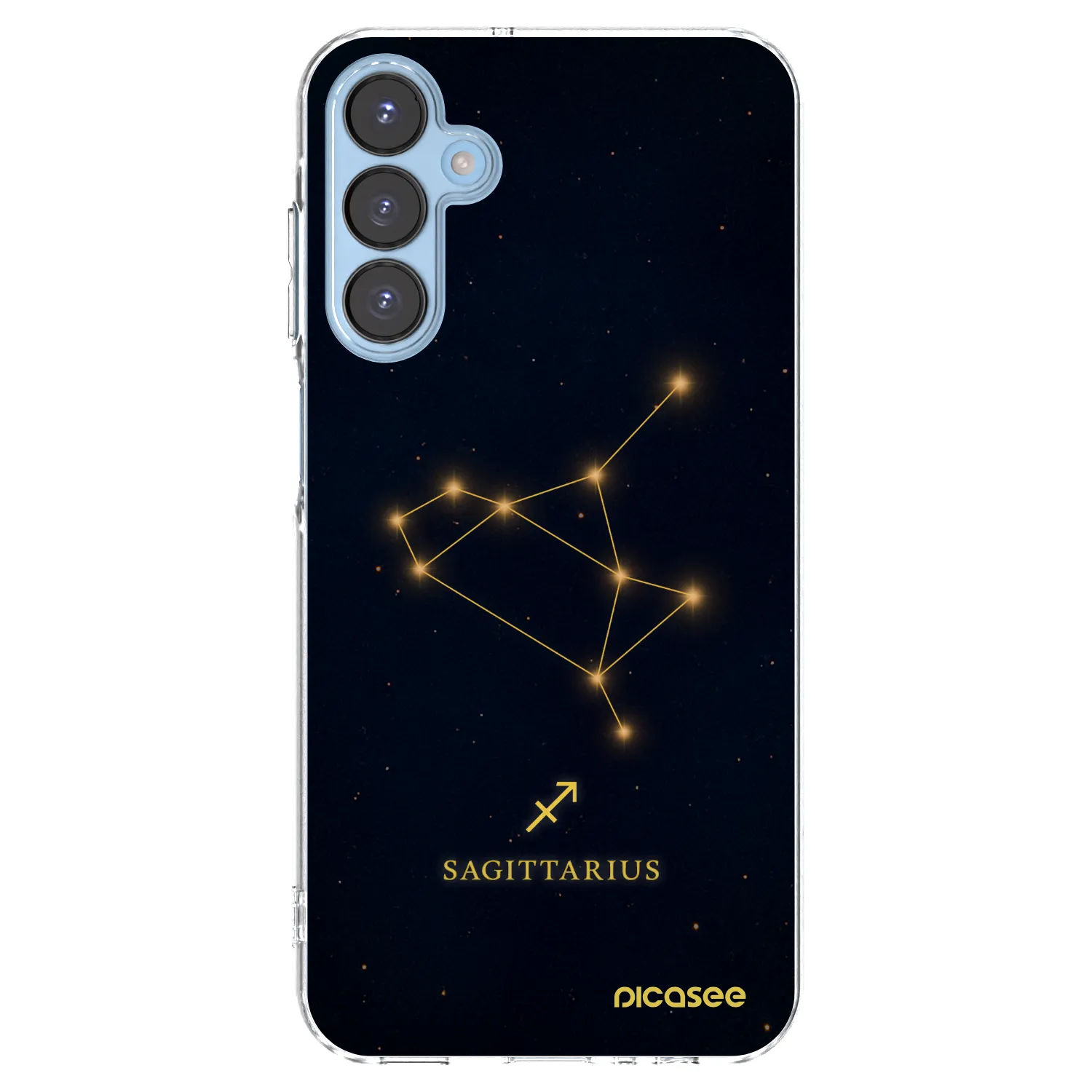Picasee silikonový průhledný obal pro Samsung Galaxy A15 A156B 5G - SAGITTARIUS