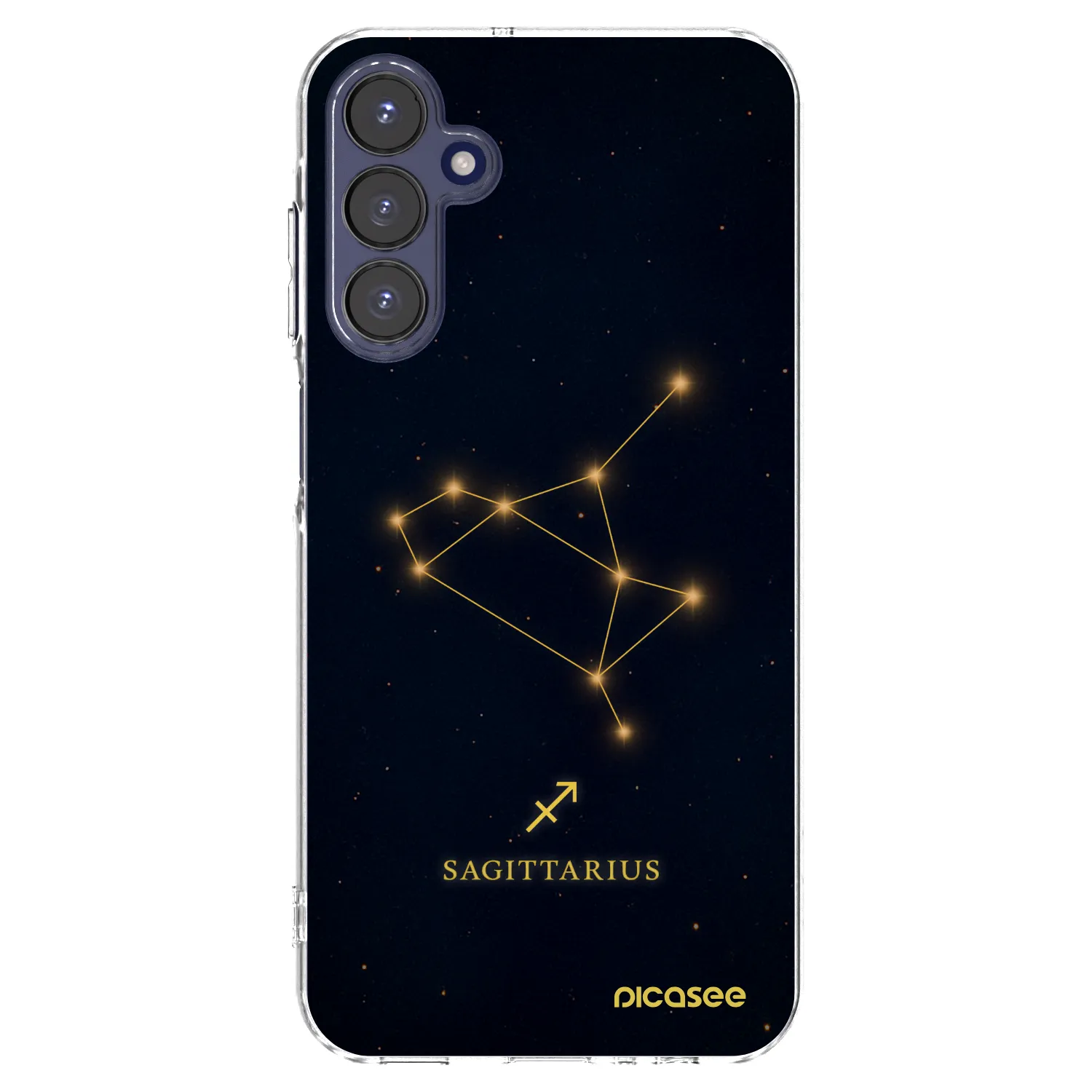 Picasee silikonový průhledný obal pro Samsung Galaxy A15 A155F 4G - SAGITTARIUS