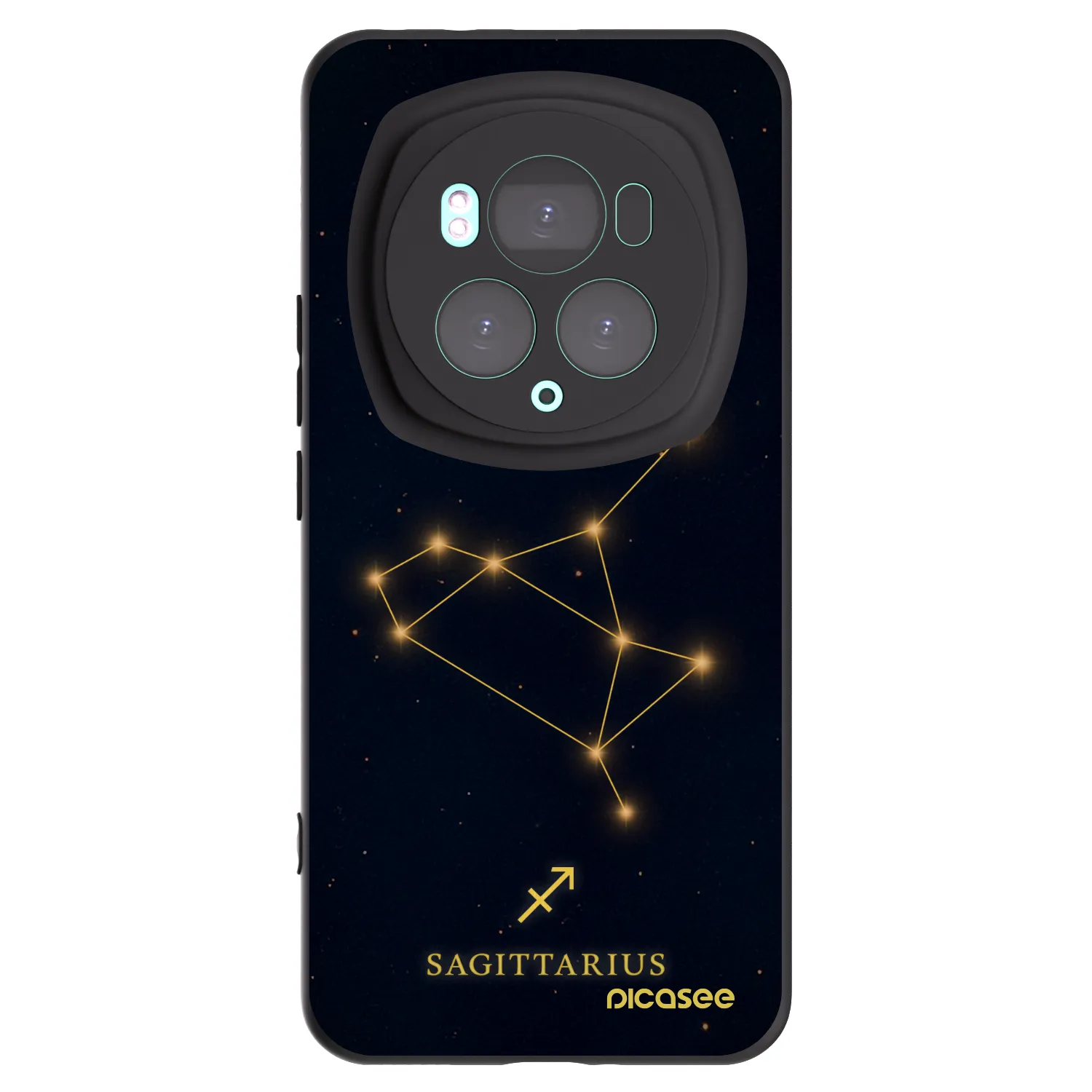 Picasee silikonový černý obal pro Honor Magic6 Pro - SAGITTARIUS