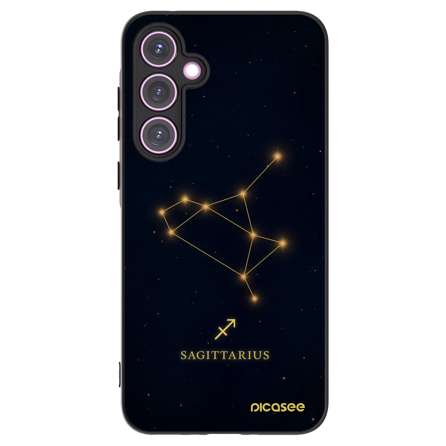 Picasee silikonový černý obal pro Samsung Galaxy A35 5G A356B - SAGITTARIUS