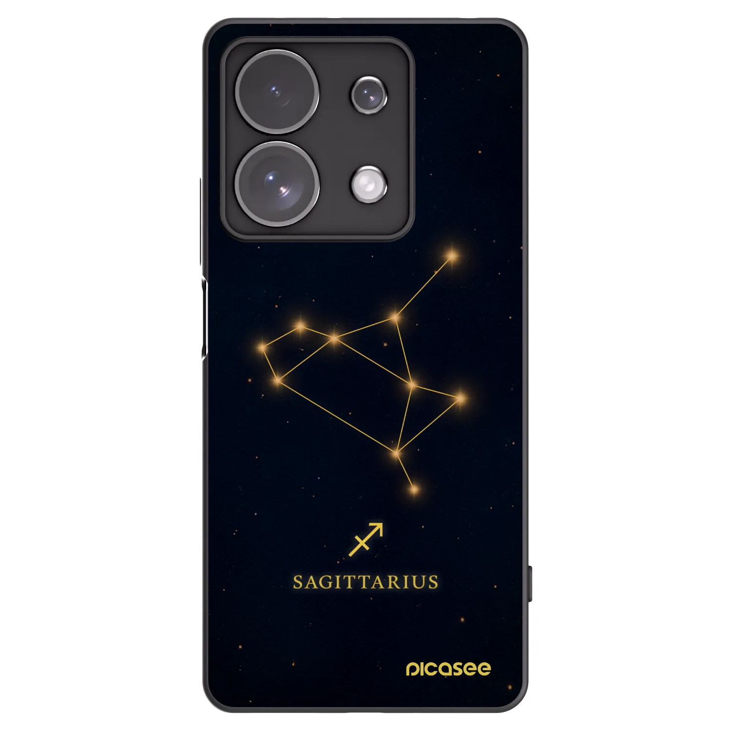 Picasee silikonový černý obal pro Xiaomi Redmi Note 13 Pro 4G - SAGITTARIUS