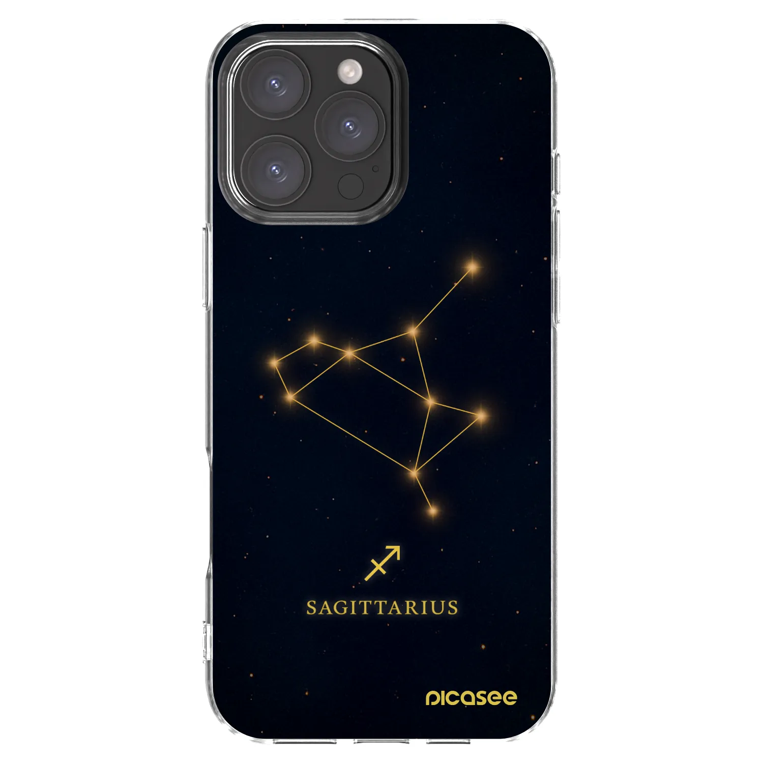 Picasee silikonový průhledný obal pro Apple iPhone 16 Pro Max - SAGITTARIUS