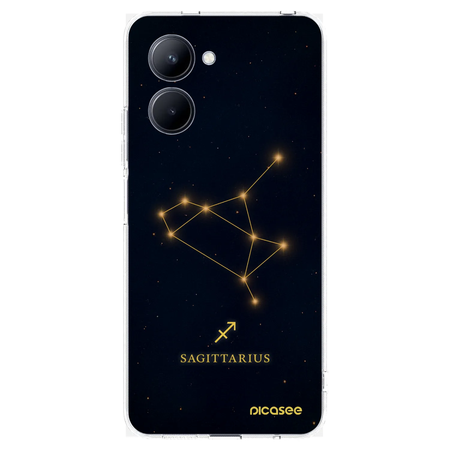 Picasee silikonový průhledný obal pro Realme C33 (2023) - SAGITTARIUS