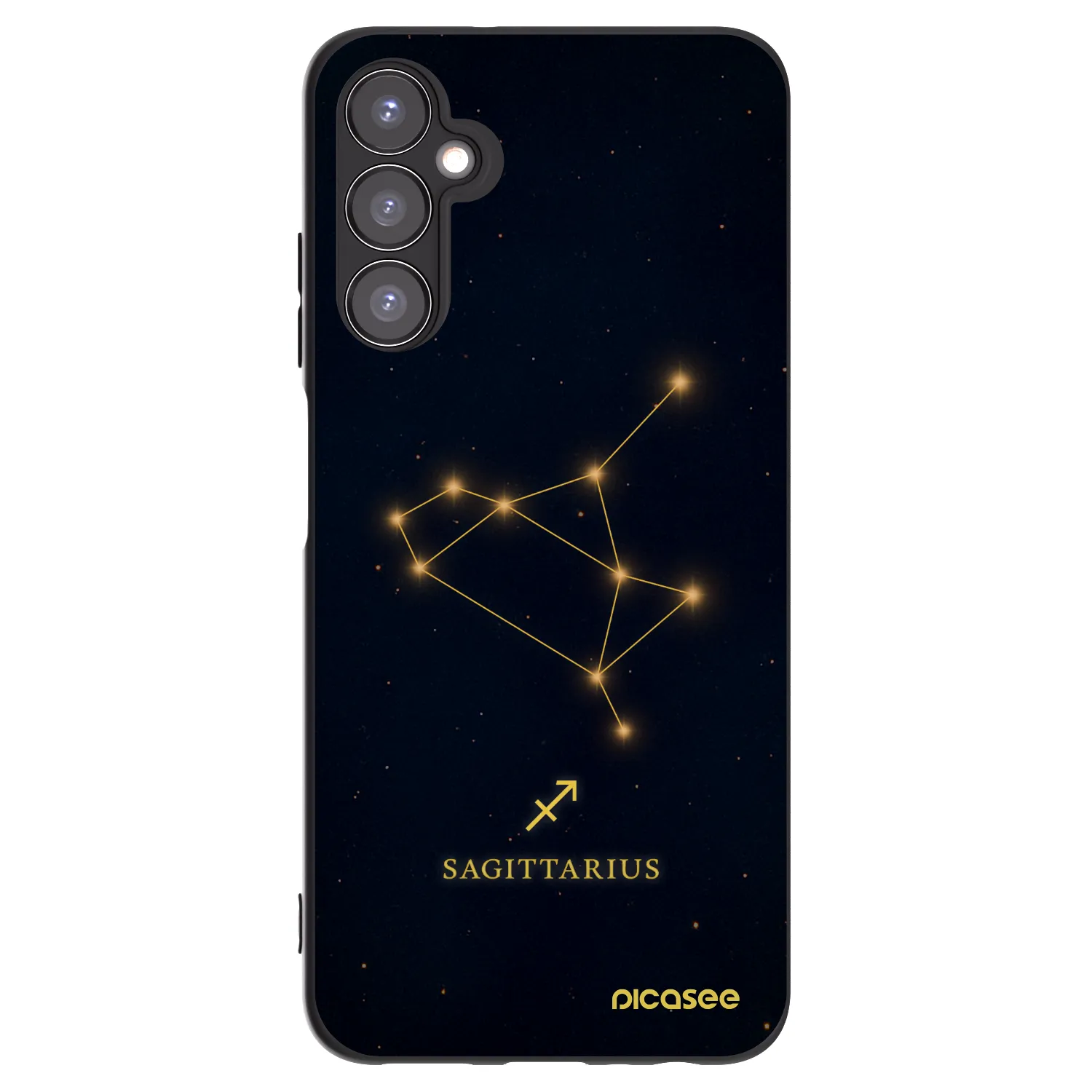 Picasee silikonový černý obal pro Samsung Galaxy A05s A057G - SAGITTARIUS