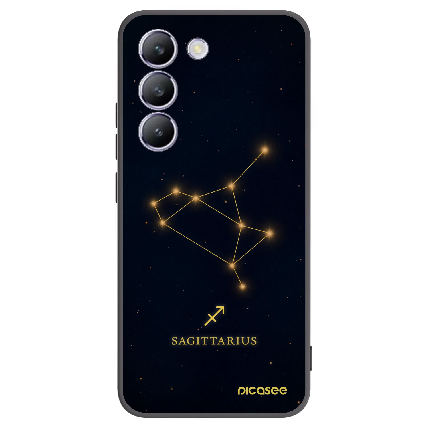 Picasee silikonový černý obal pro Vivo V40 SE 5G - SAGITTARIUS