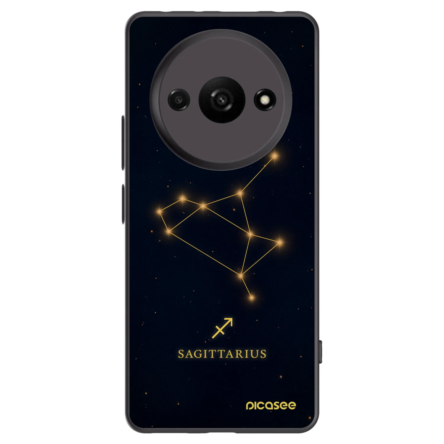 Picasee silikonový černý obal pro Xiaomi Redmi A3 - SAGITTARIUS
